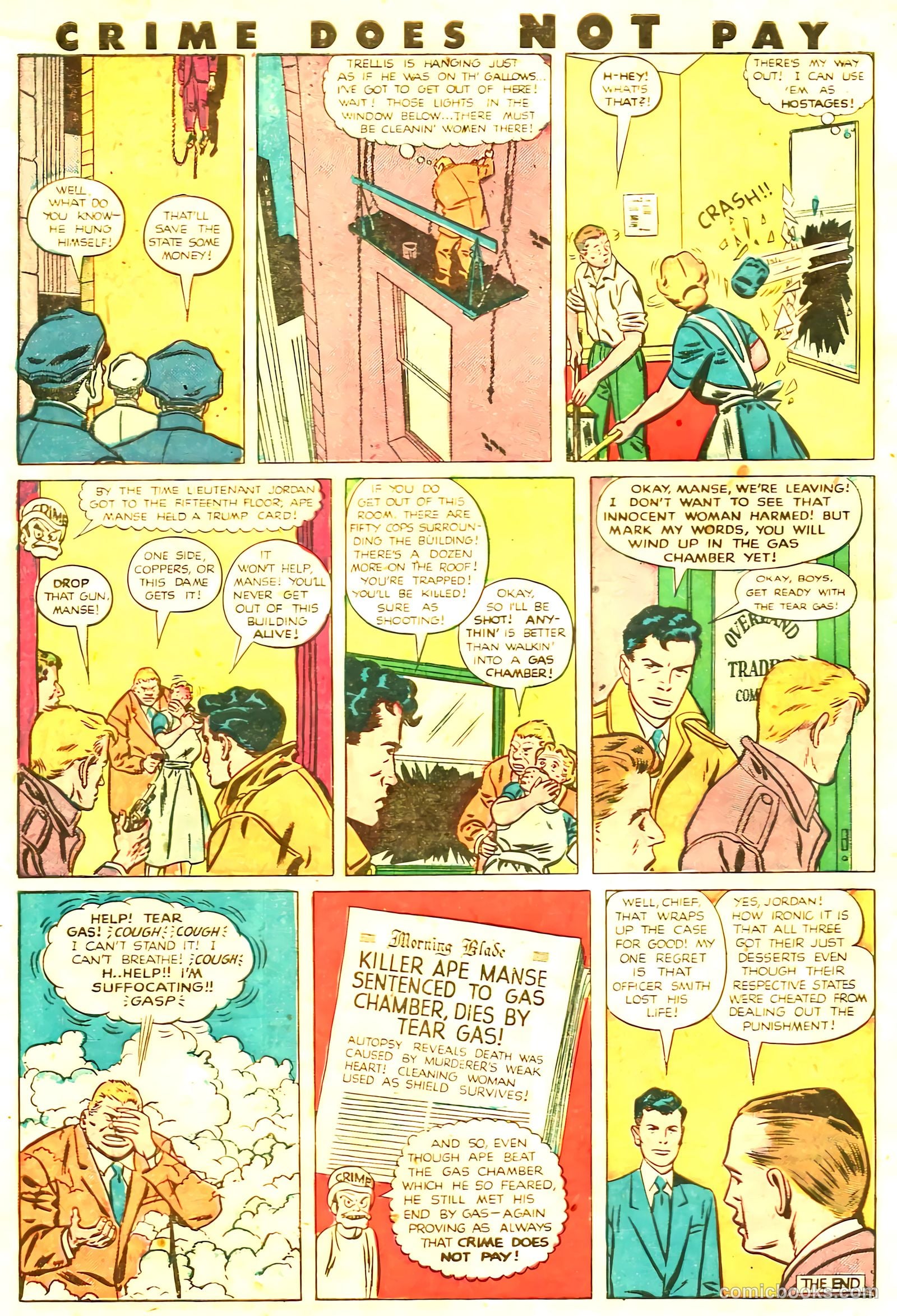 Crime Does Not Pay #85 (1950) — page 14