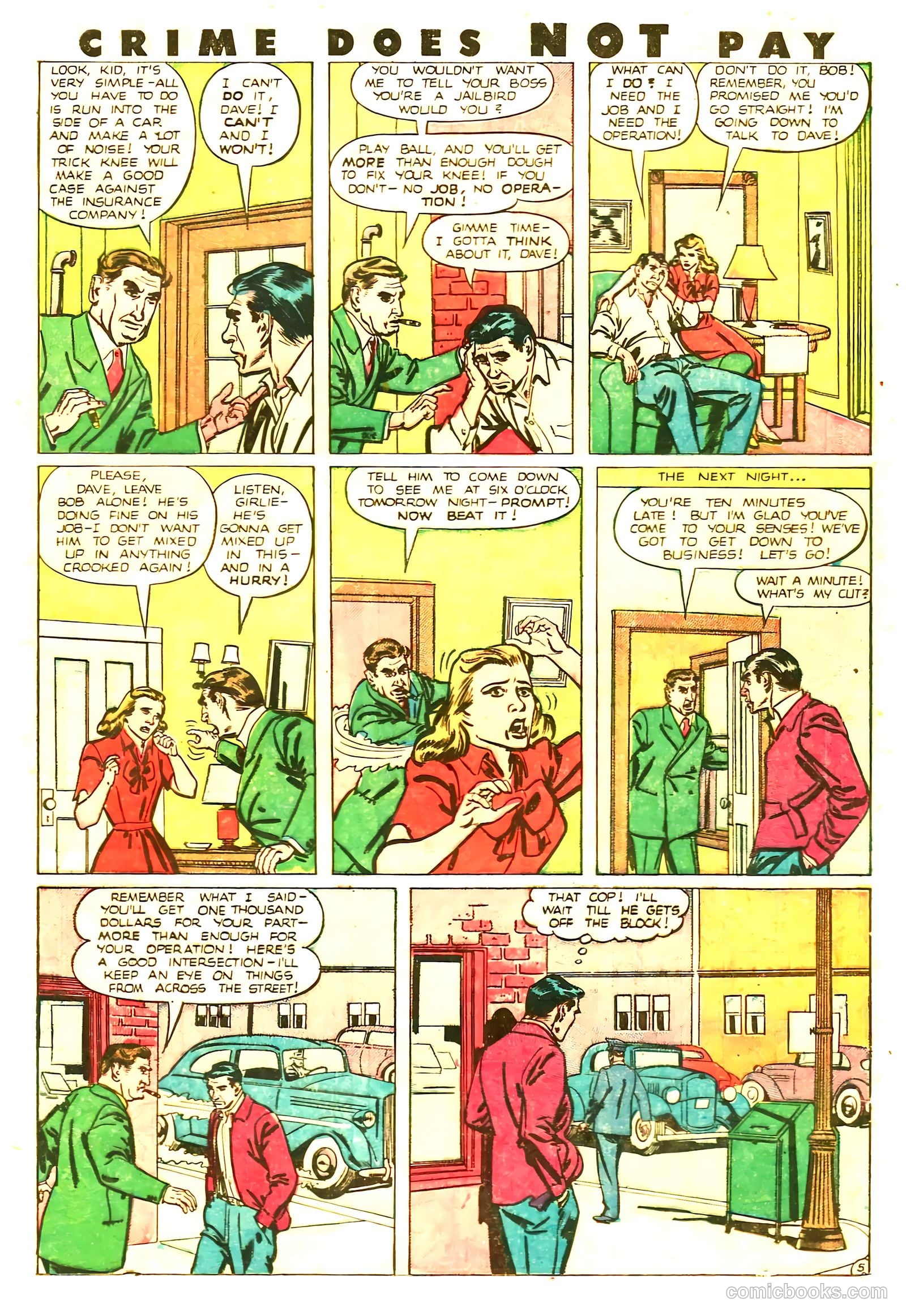 Crime Does Not Pay #85 (1950) — page 21