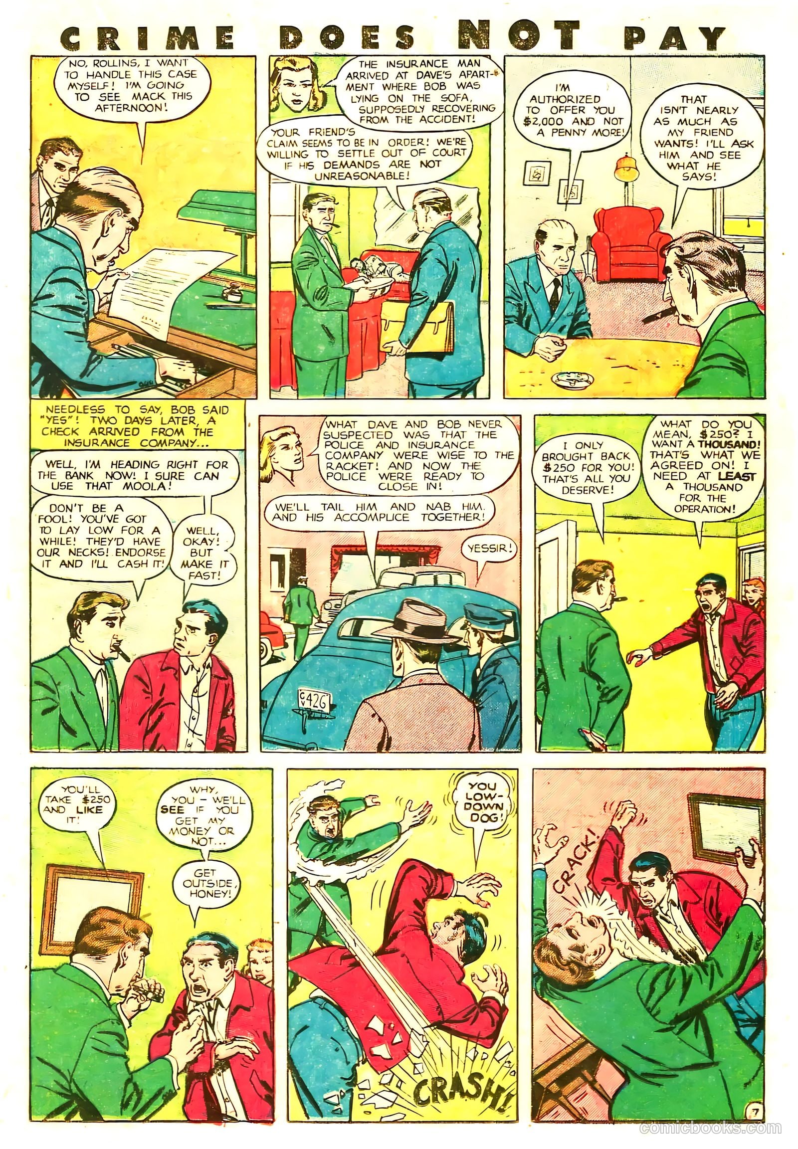 Crime Does Not Pay #85 (1950) — page 23