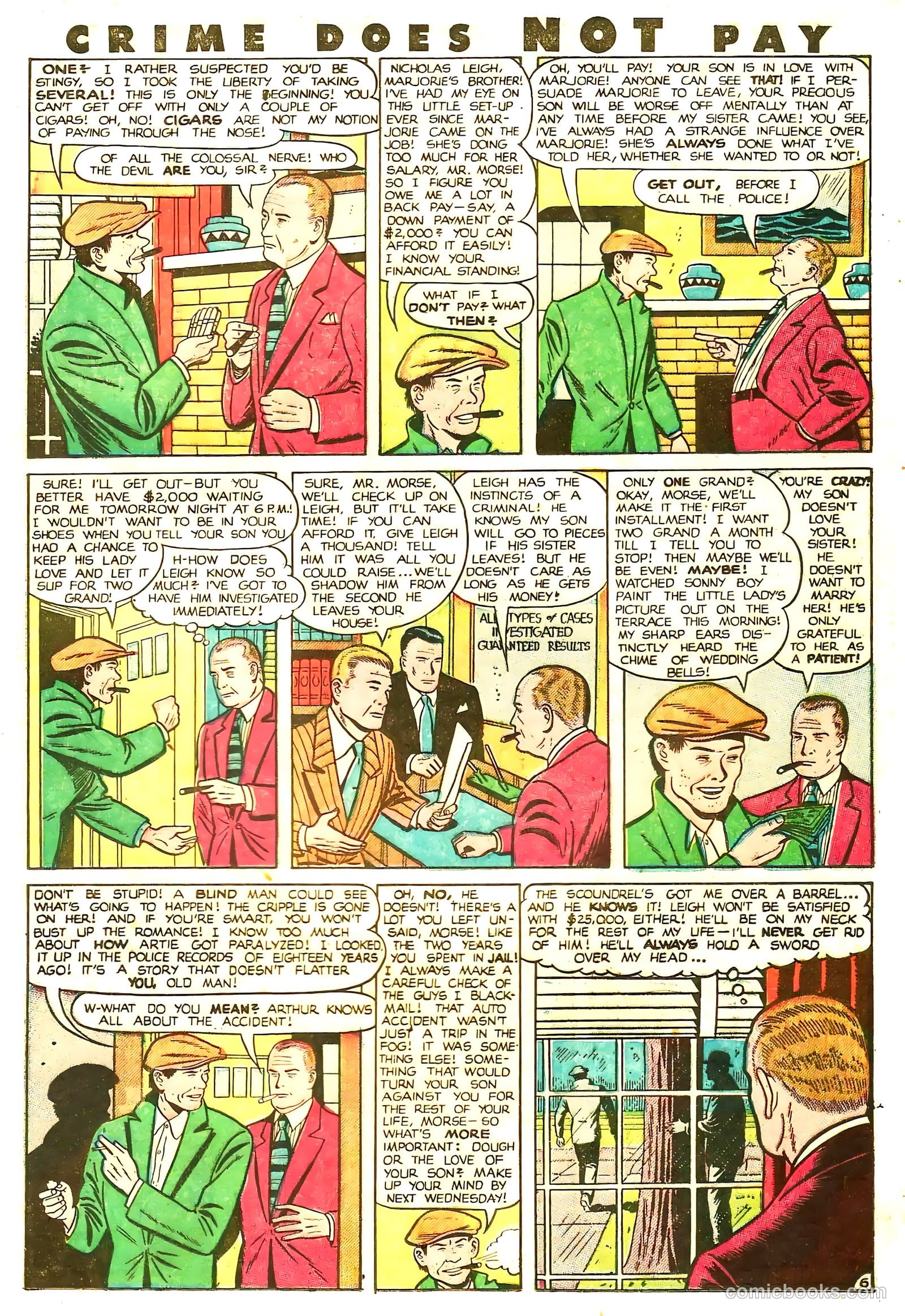 Crime Does Not Pay #85 (1950) — page 33