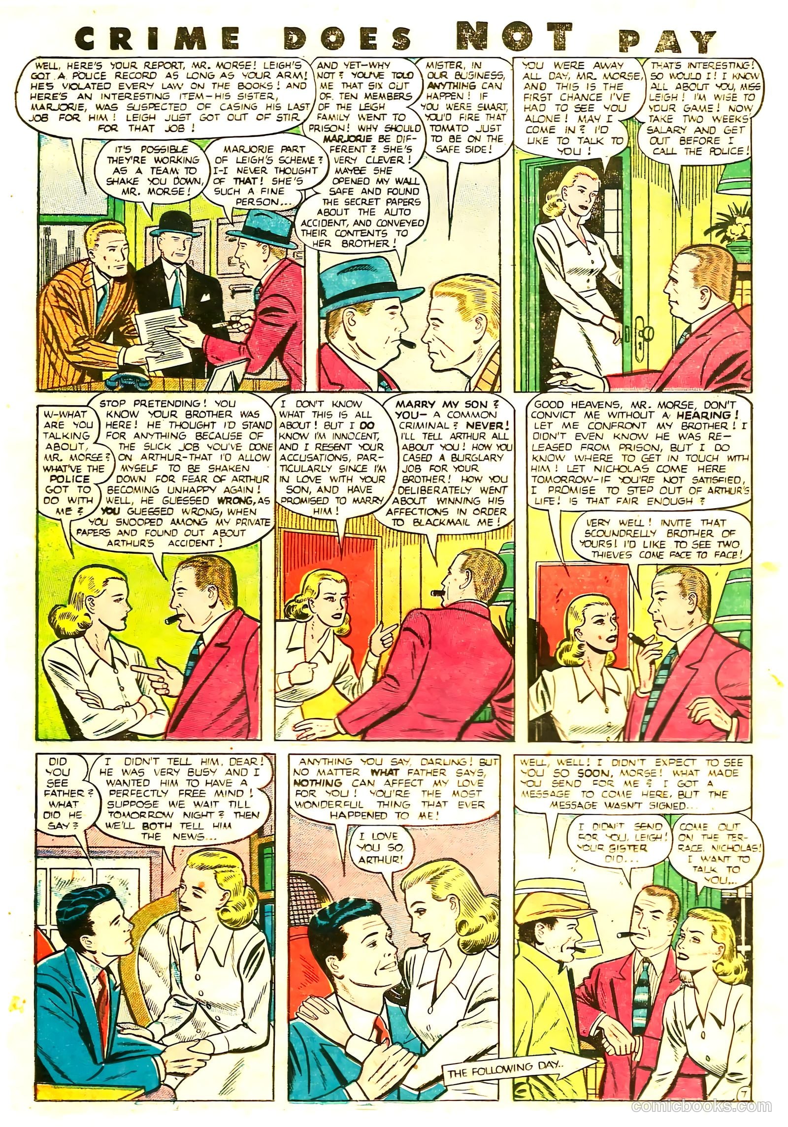 Crime Does Not Pay #85 (1950) — page 34