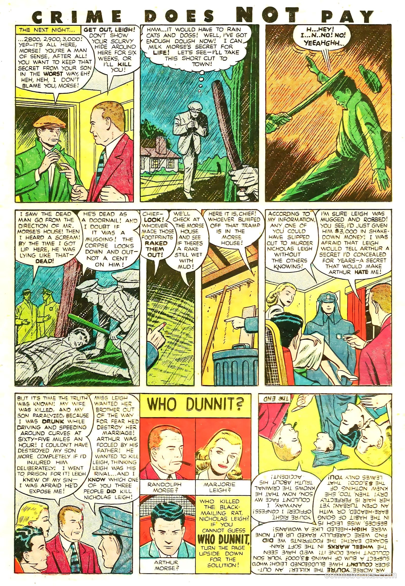 Crime Does Not Pay #85 (1950) — page 36