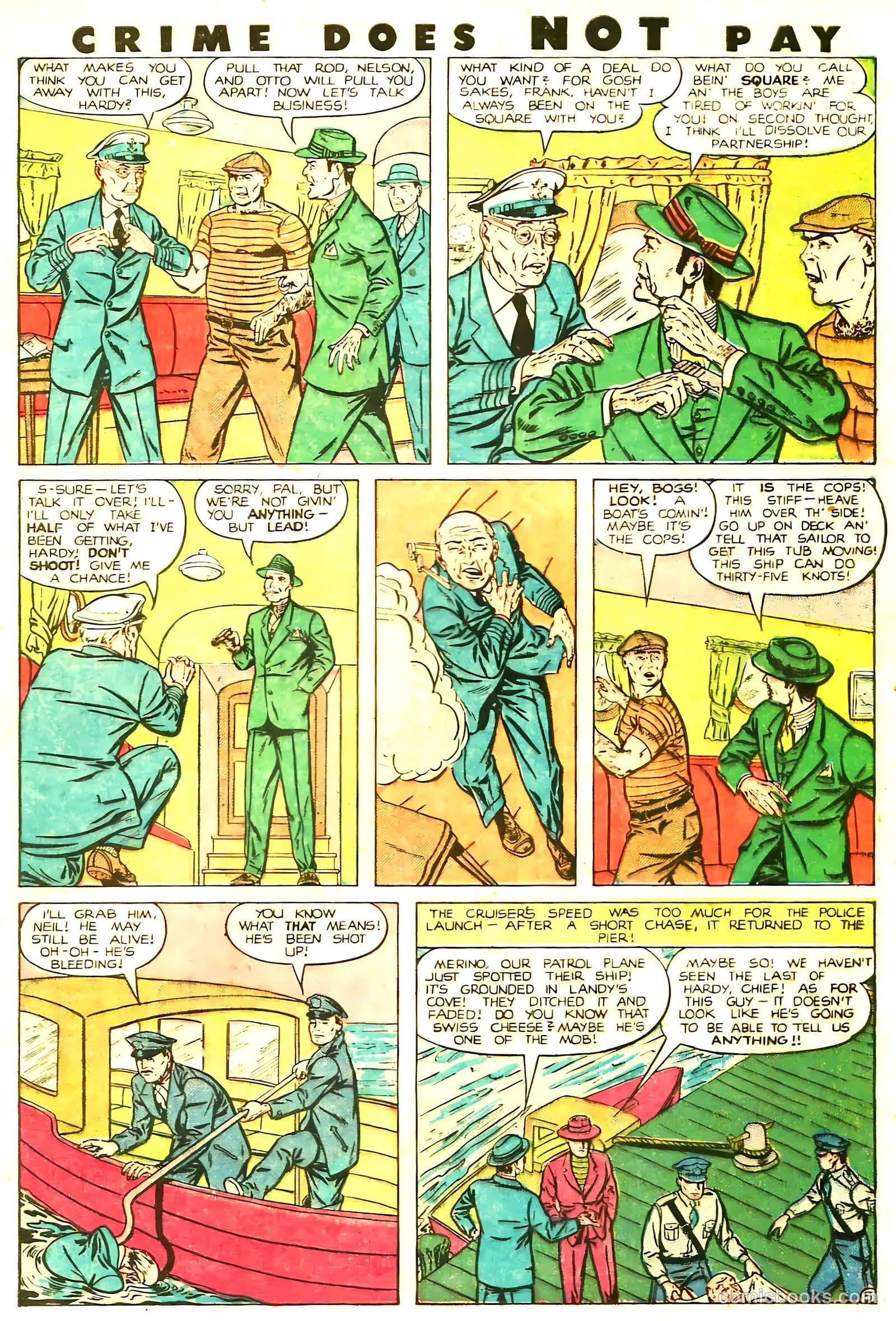 Crime Does Not Pay #85 (1950) — page 45
