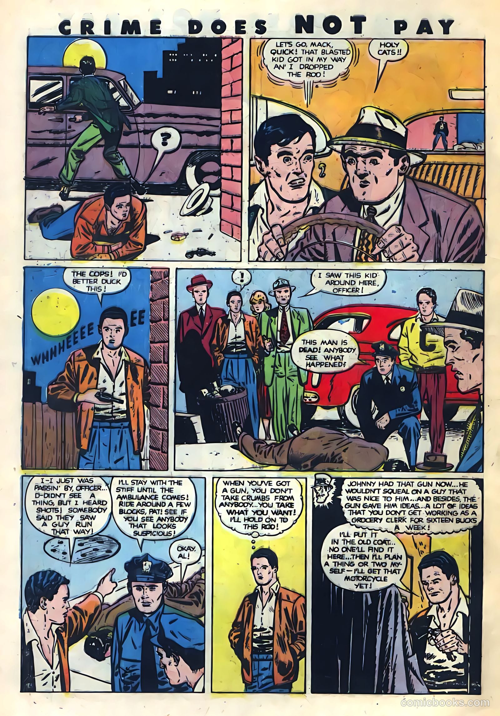 Crime Does Not Pay #86 (1950) — page 6