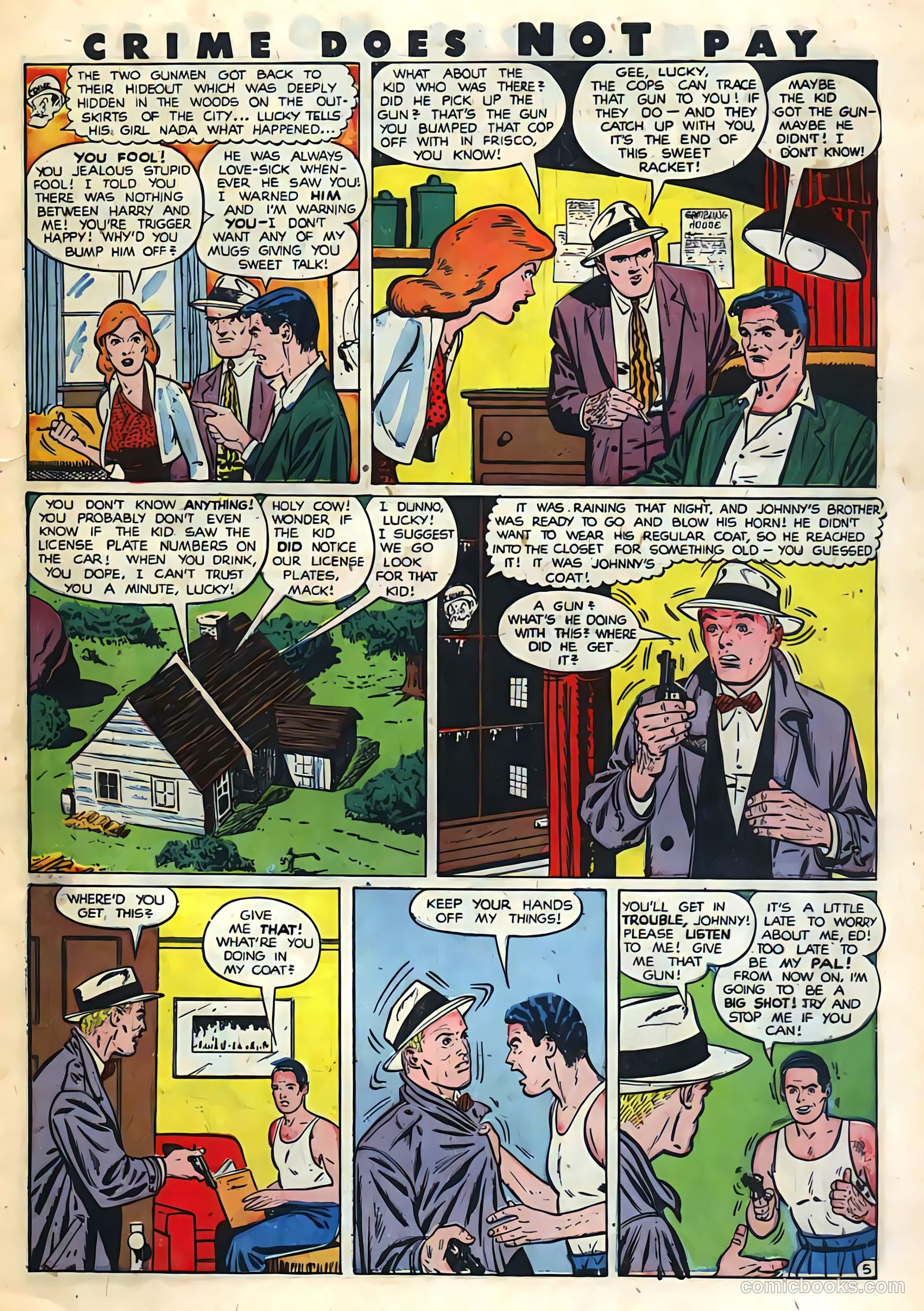 Crime Does Not Pay #86 (1950) — page 7