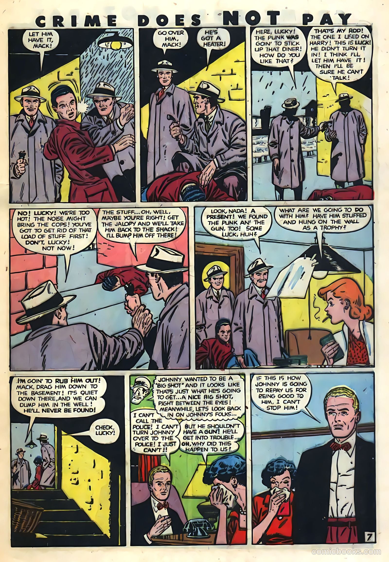 Crime Does Not Pay #86 (1950) — page 9