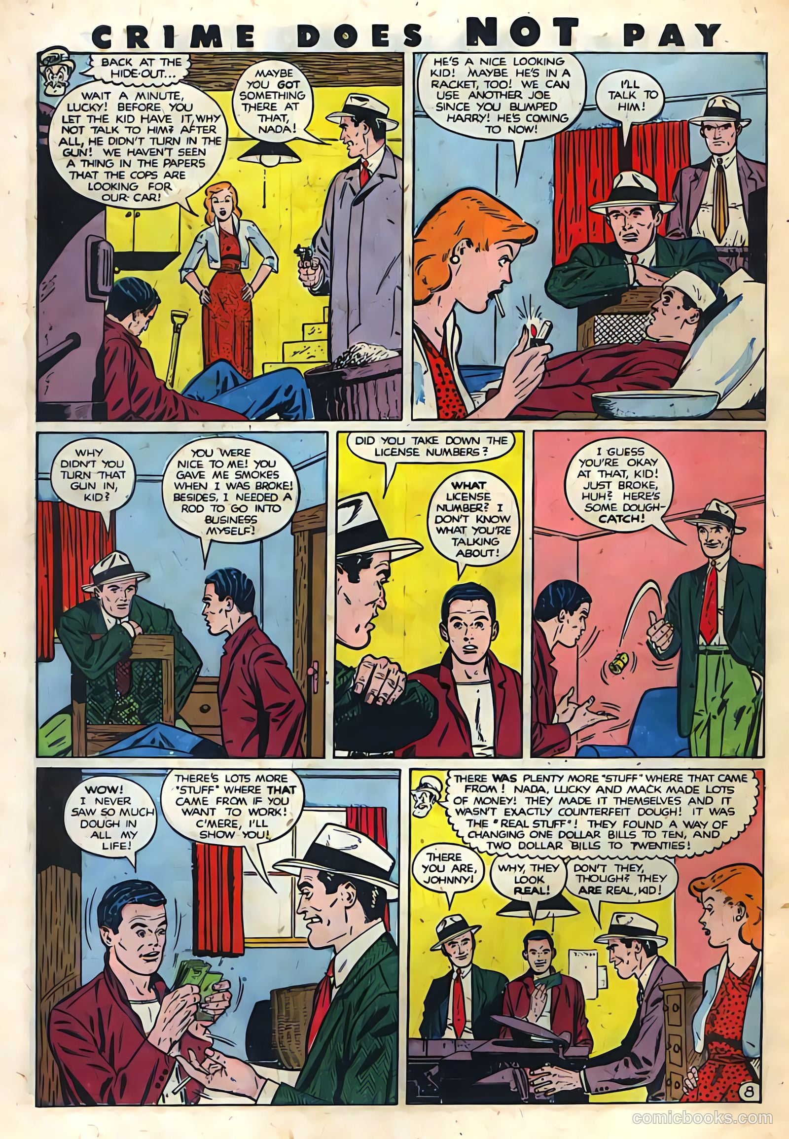 Crime Does Not Pay #86 (1950) — page 10