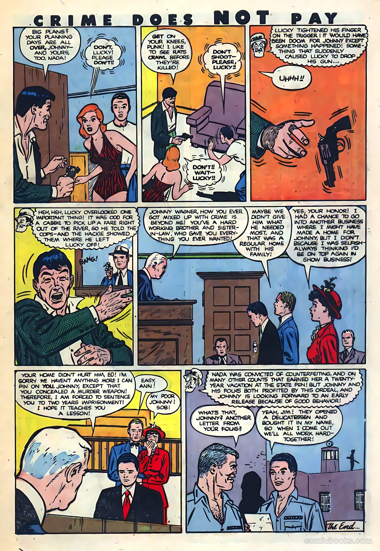 Crime Does Not Pay #86 (1950) — page 13