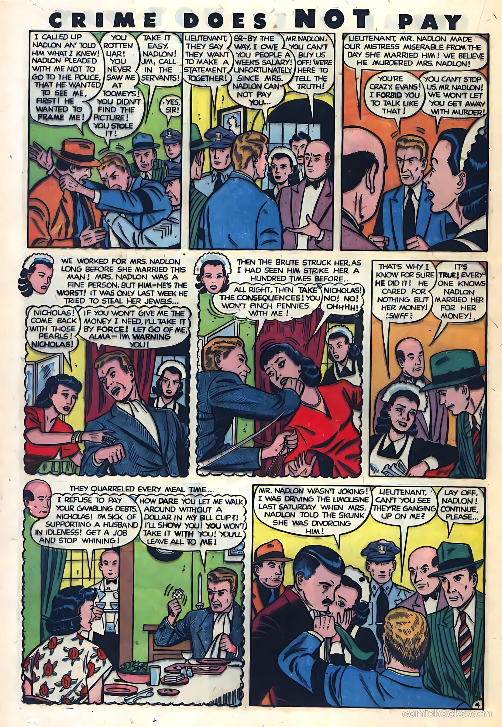 Crime Does Not Pay #86 (1950) — page 20