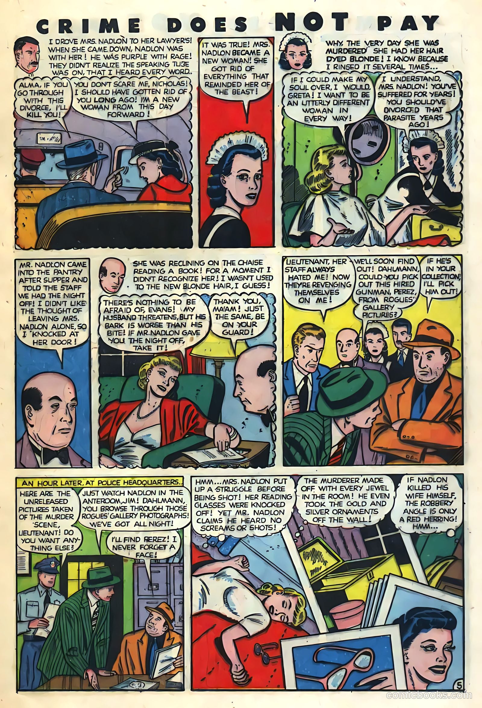 Crime Does Not Pay #86 (1950) — page 21