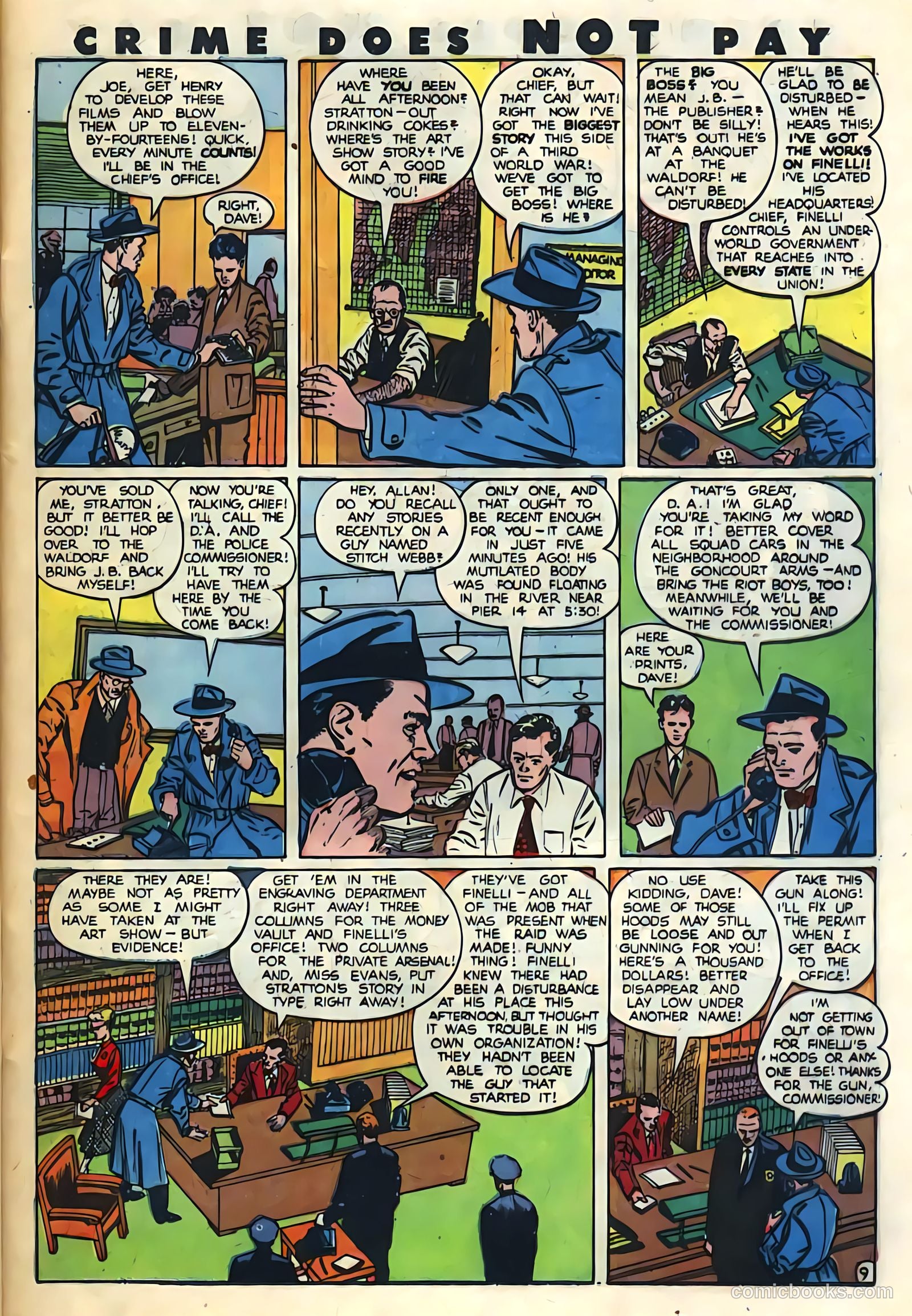 Crime Does Not Pay #86 (1950) — page 36
