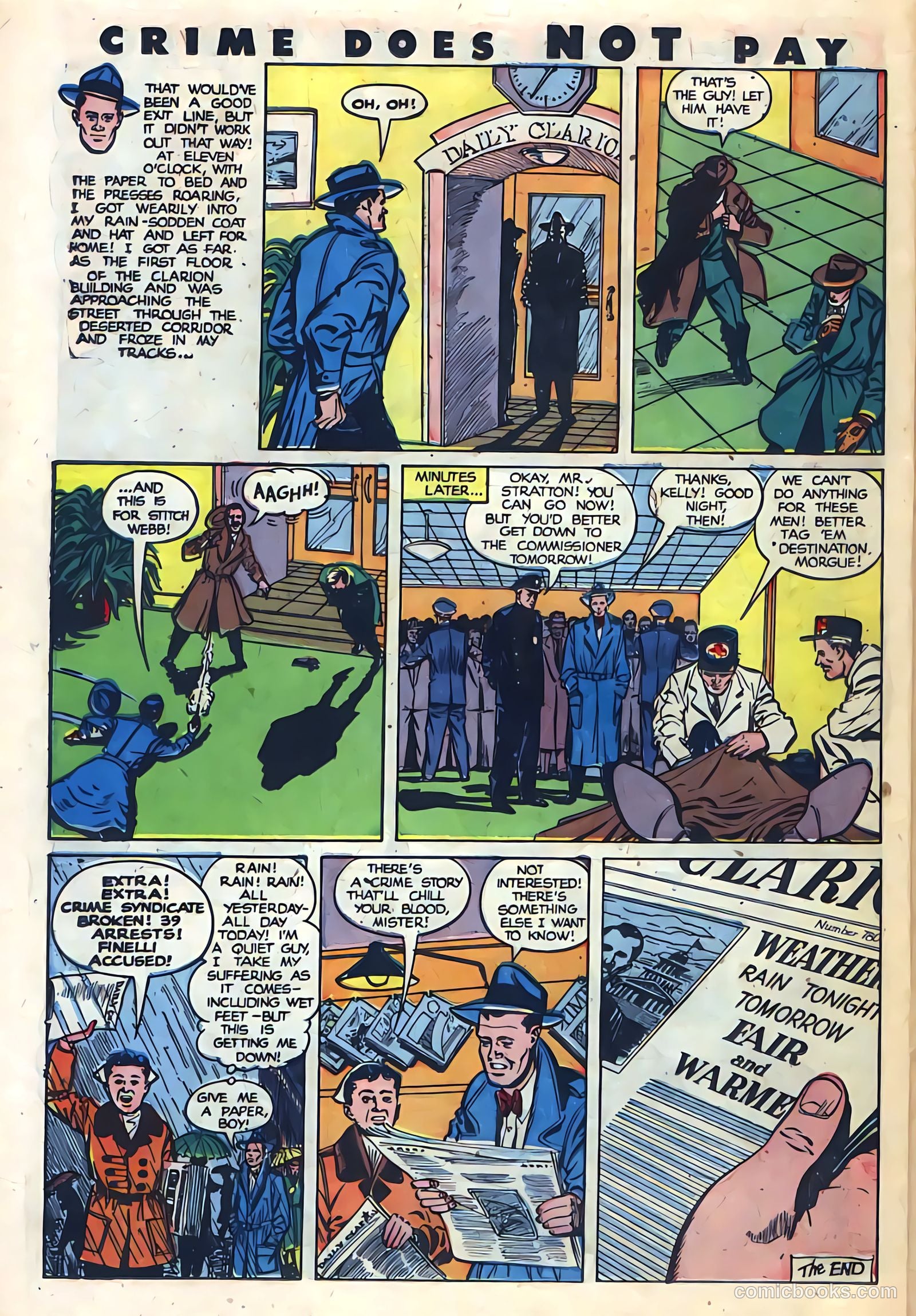 Crime Does Not Pay #86 (1950) — page 37