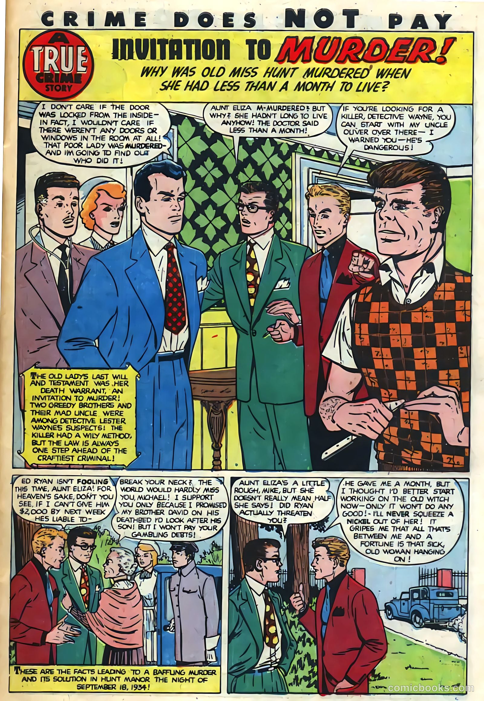 Crime Does Not Pay #86 (1950) — page 40