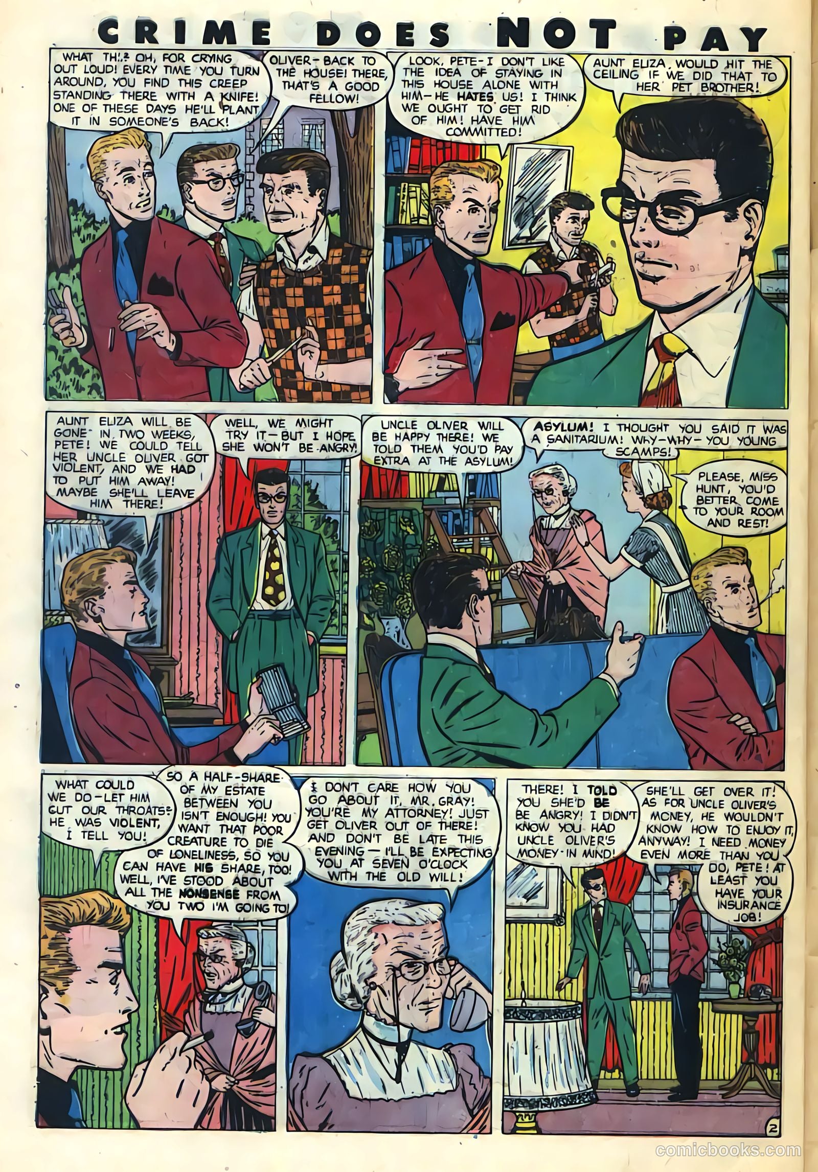 Crime Does Not Pay #86 (1950) — page 41