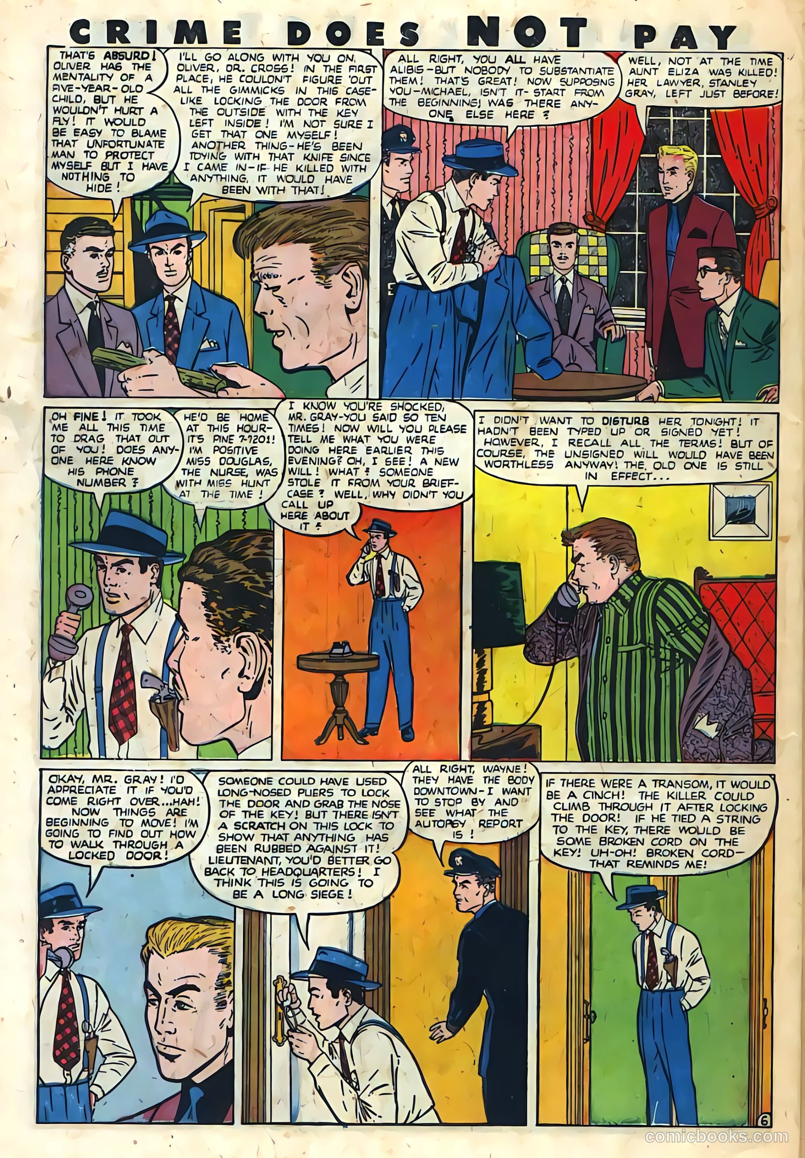 Crime Does Not Pay #86 (1950) — page 45
