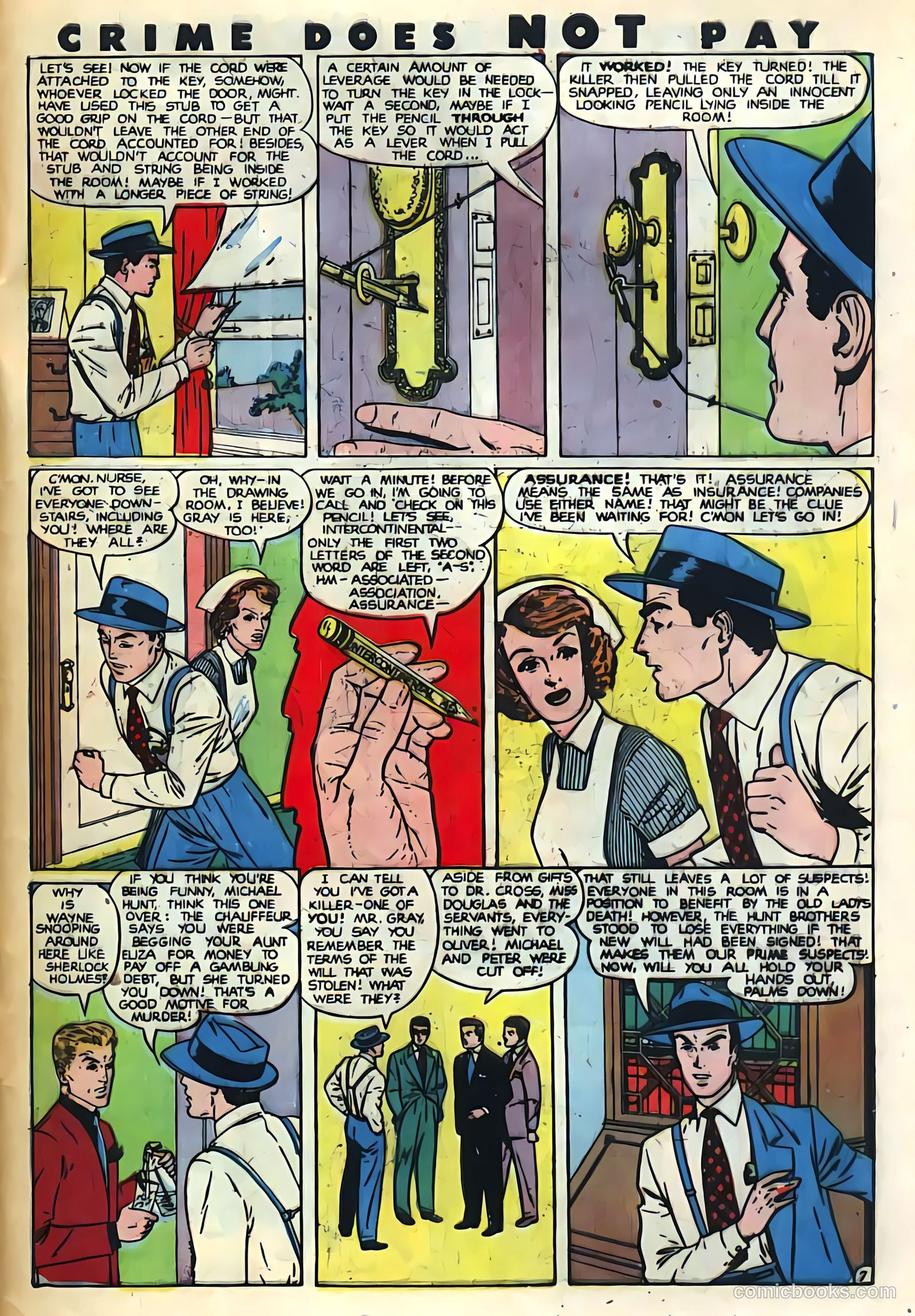Crime Does Not Pay #86 (1950) — page 46