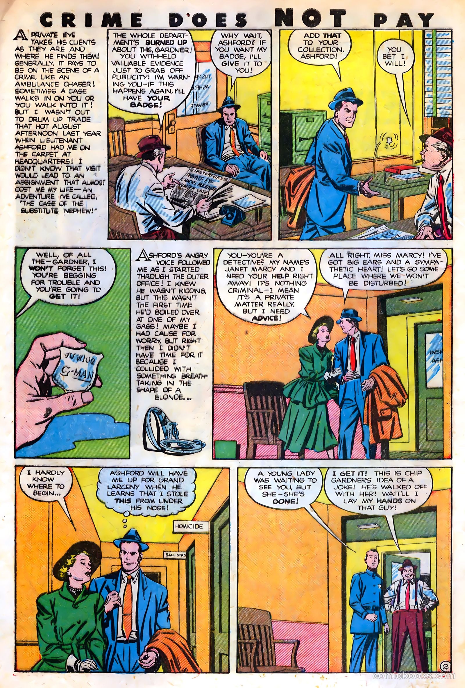 Crime Does Not Pay #88 (1950) — page 4