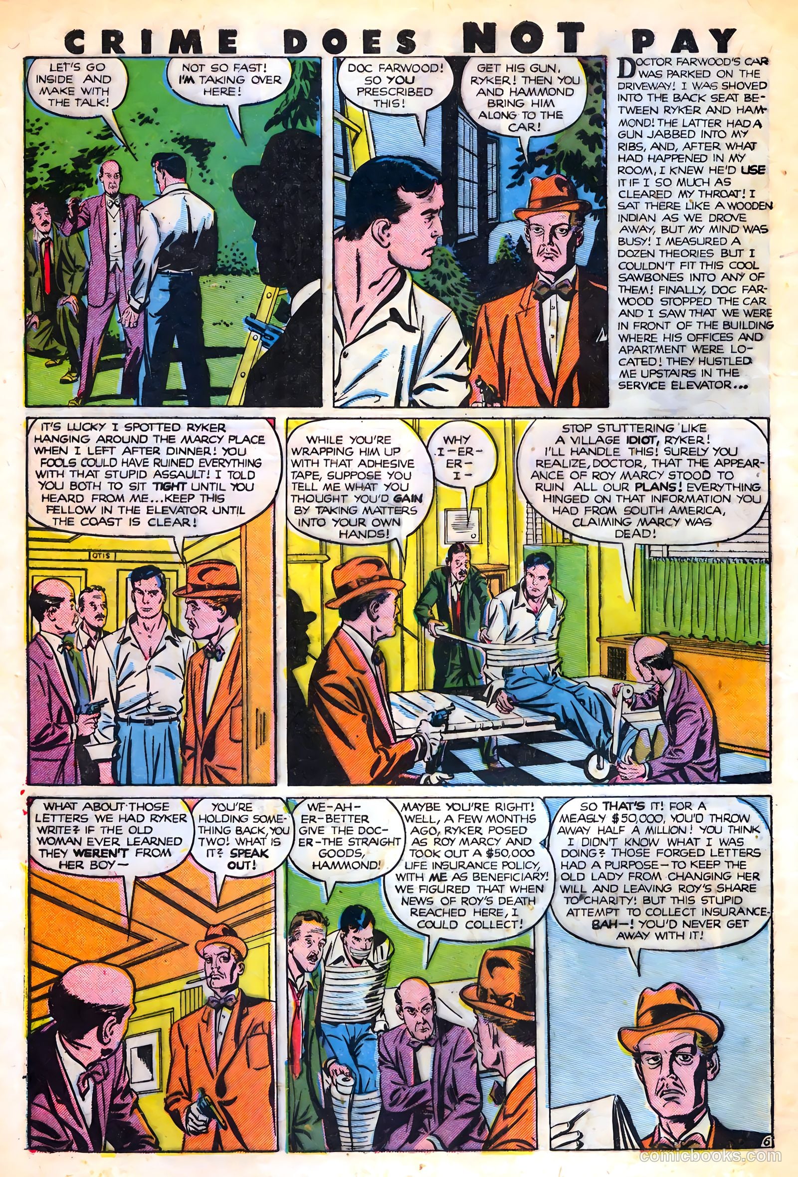 Crime Does Not Pay #88 (1950) — page 8