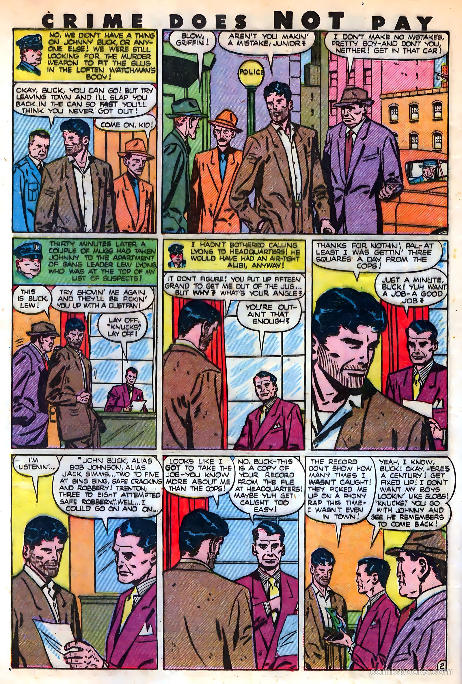 Crime Does Not Pay #88 (1950) — page 18