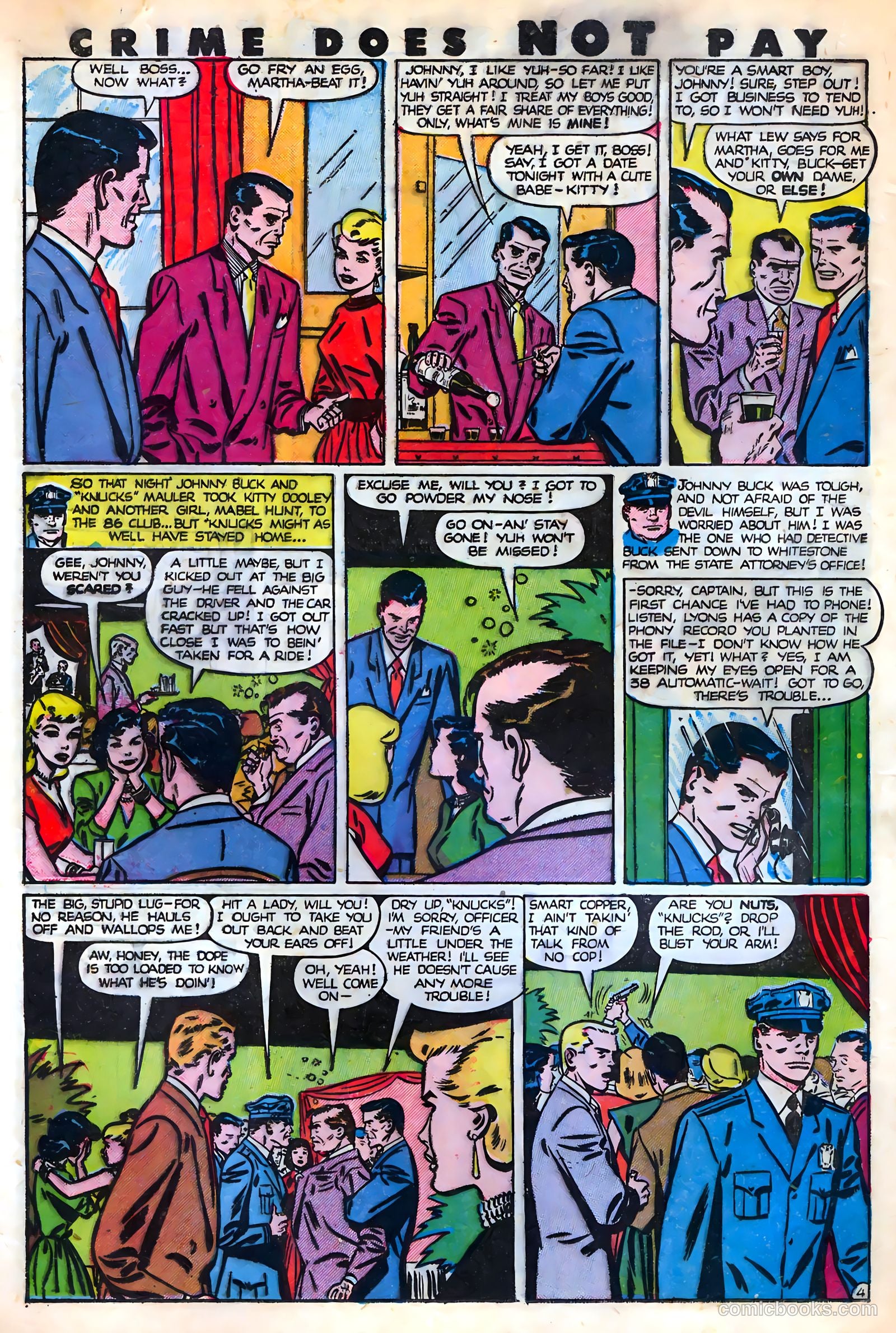 Crime Does Not Pay #88 (1950) — page 20
