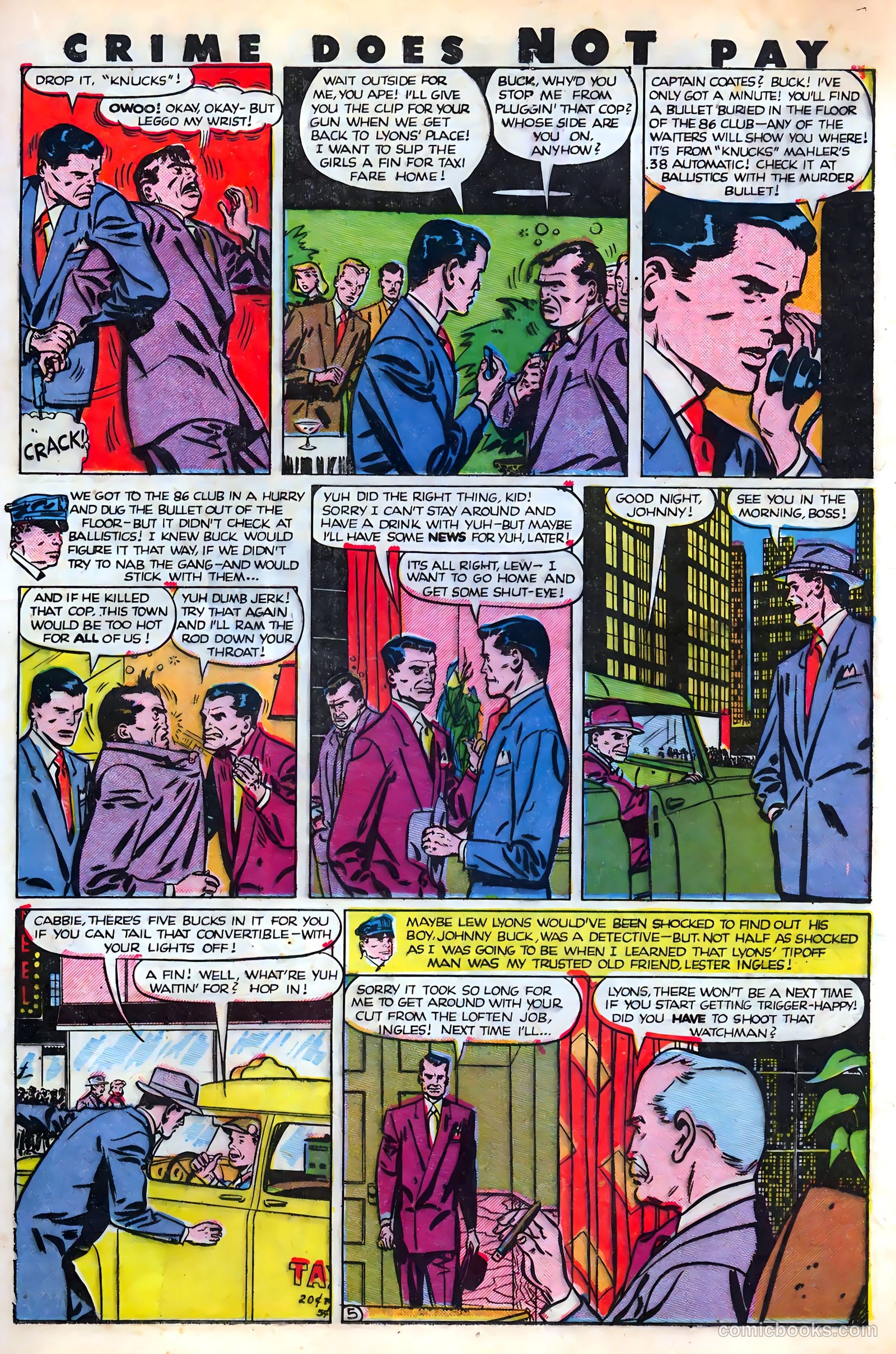 Crime Does Not Pay #88 (1950) — page 21