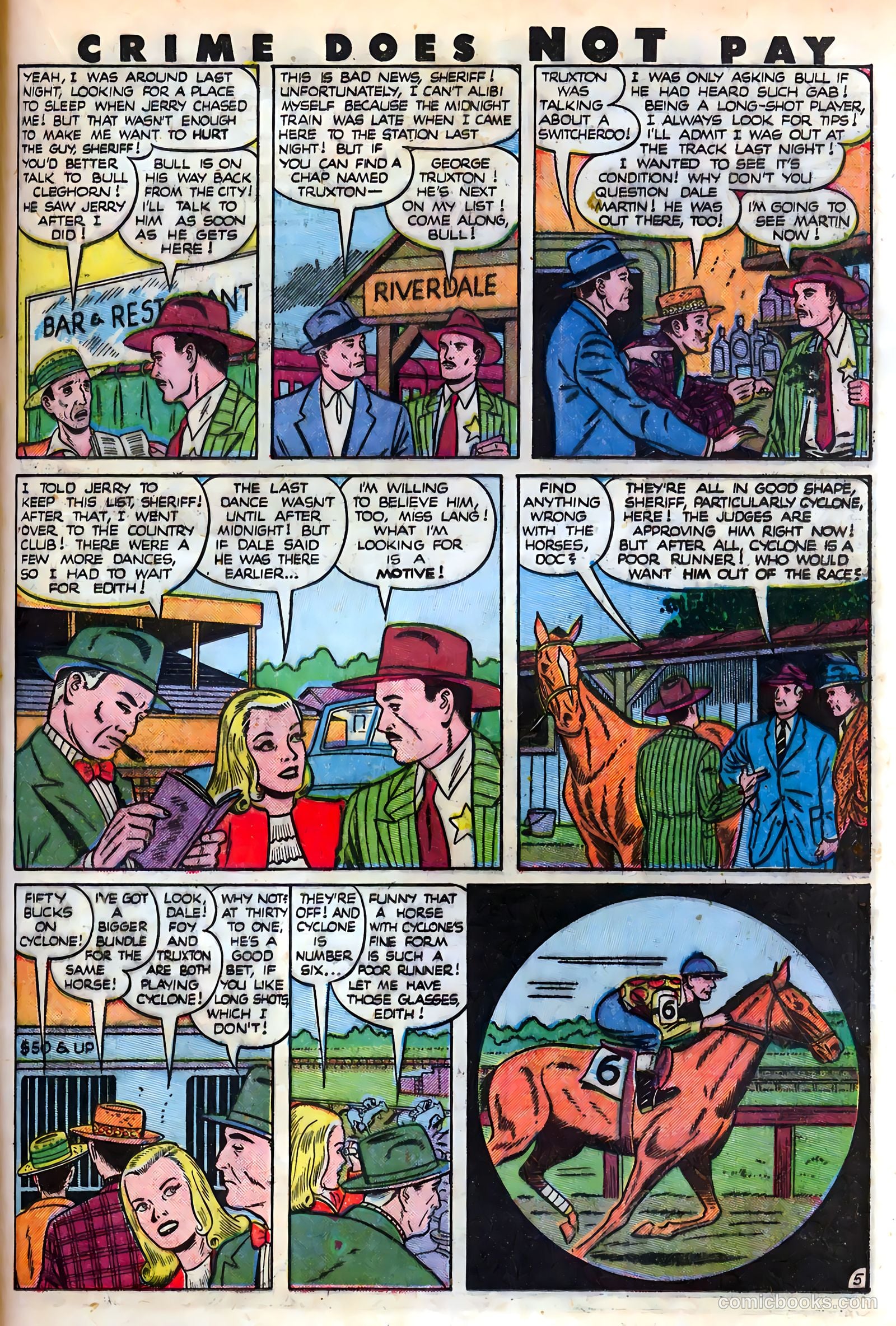 Crime Does Not Pay #88 (1950) — page 35