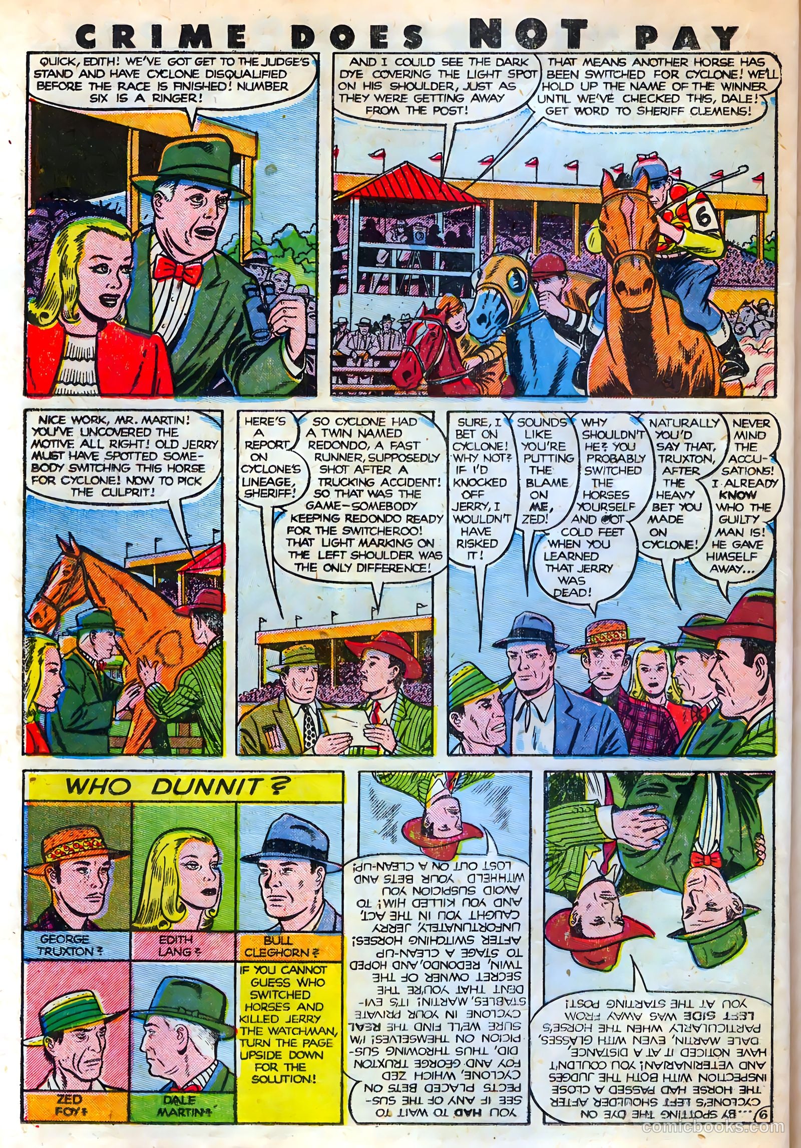 Crime Does Not Pay #88 (1950) — page 36