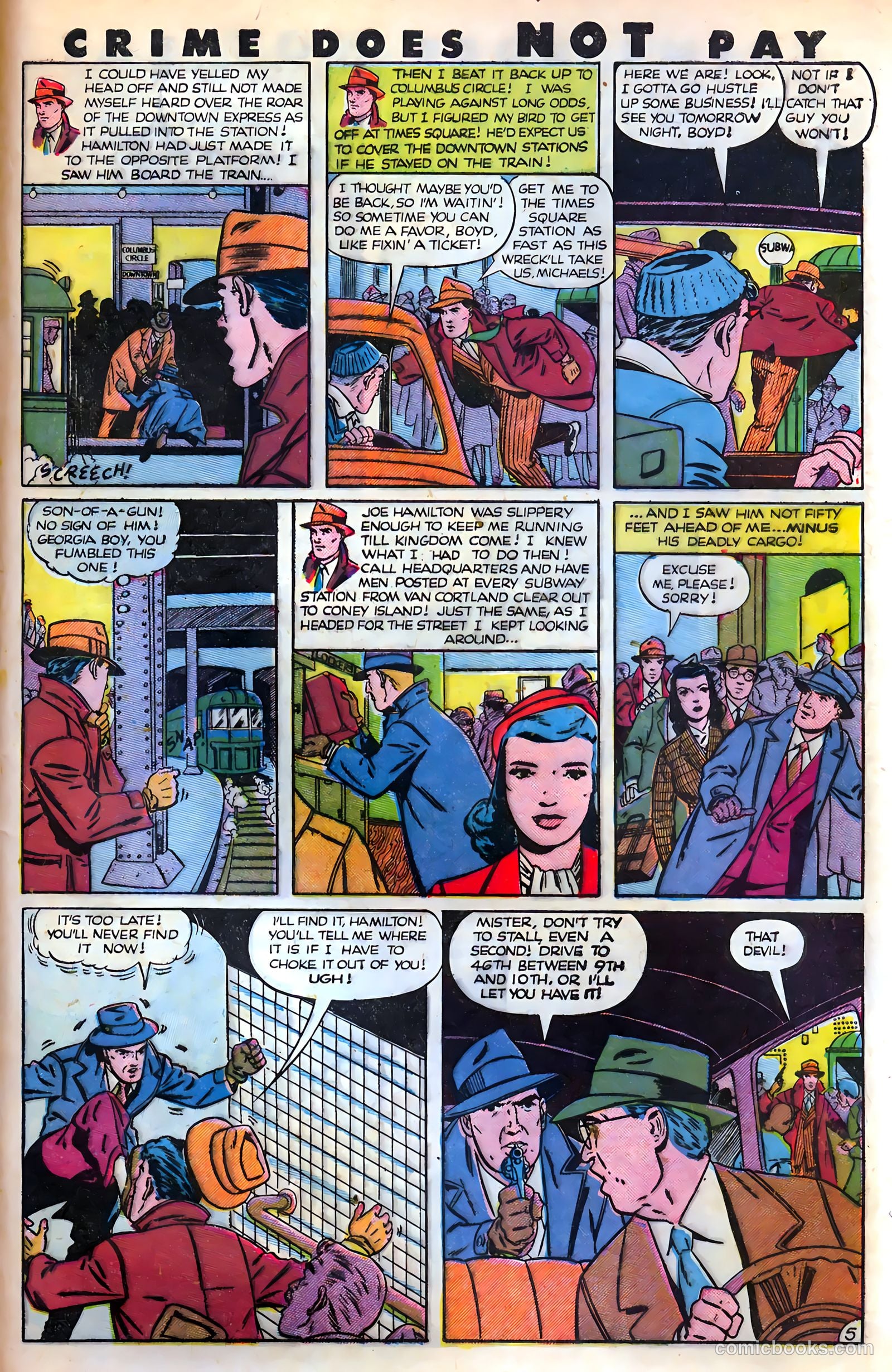 Crime Does Not Pay #88 (1950) — page 45