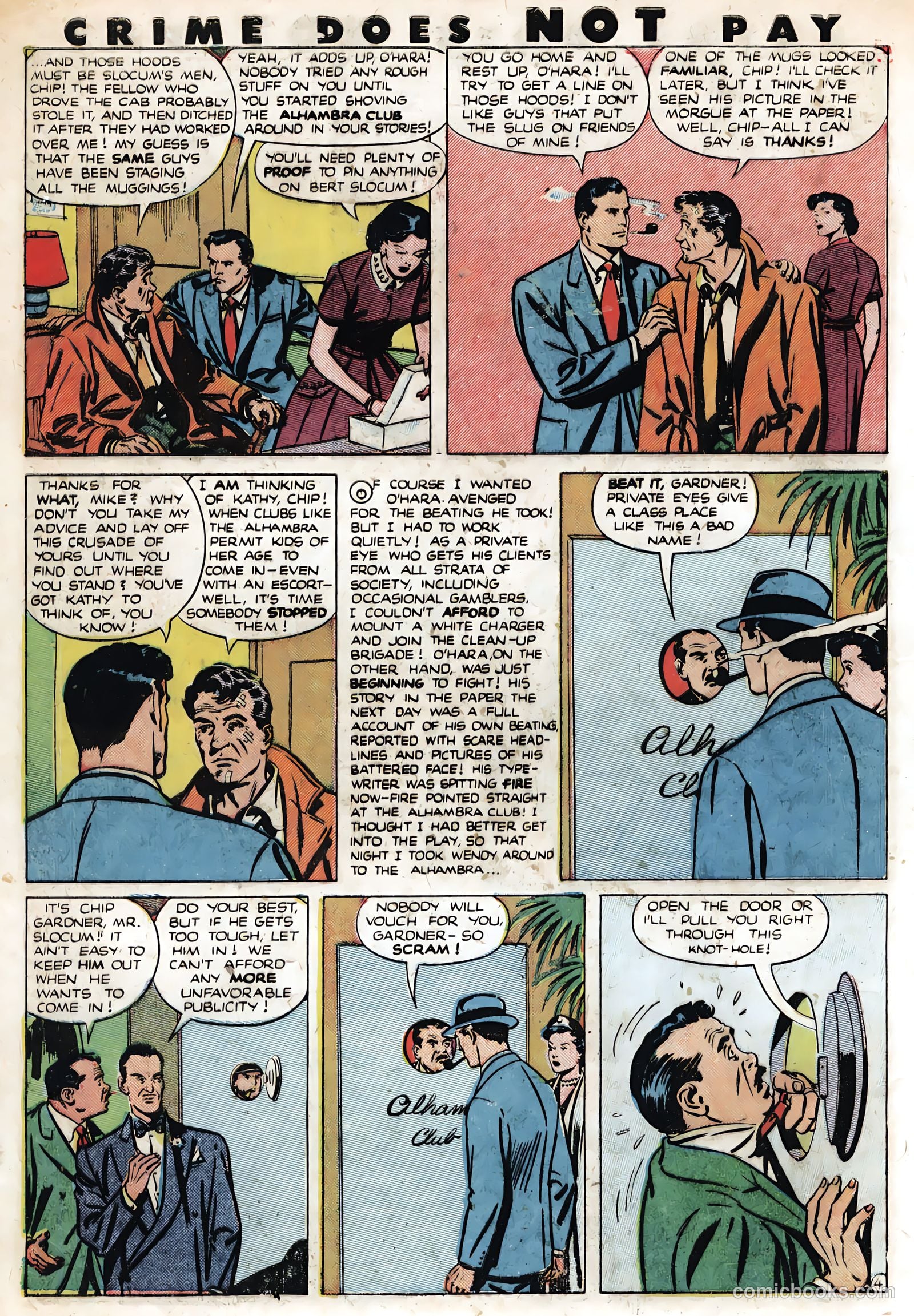 Crime Does Not Pay #90 (1950) — page 6