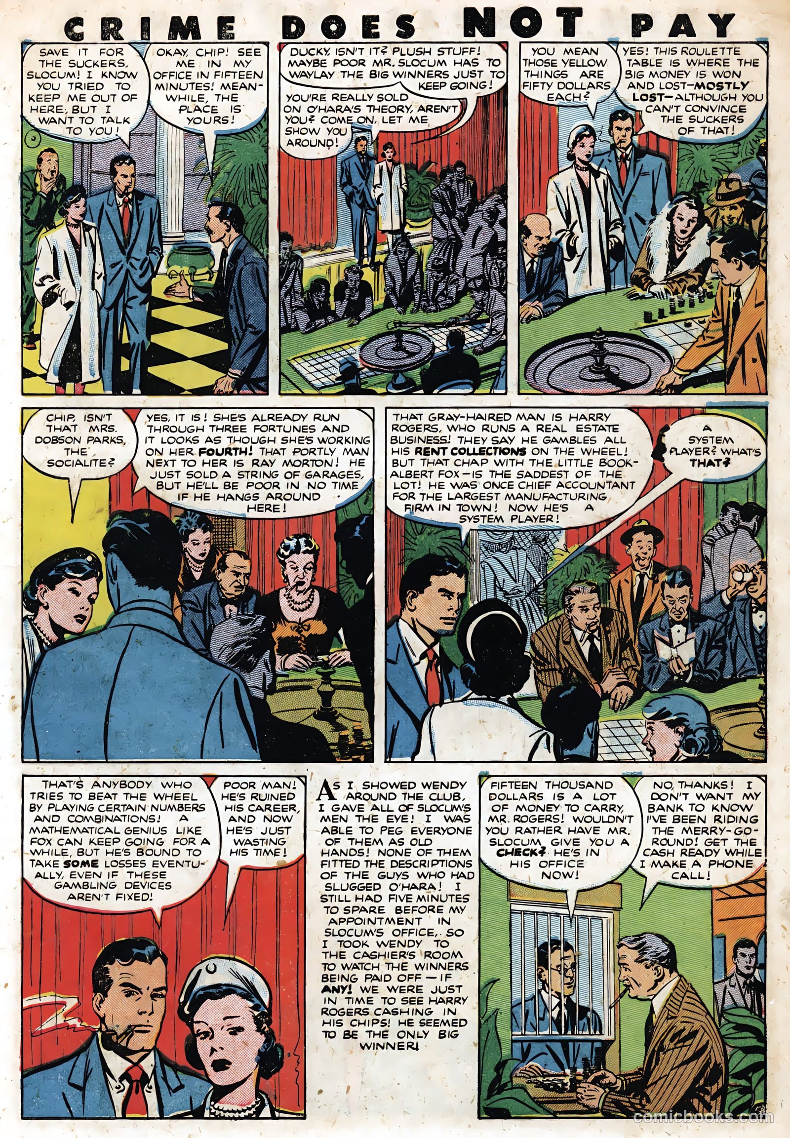 Crime Does Not Pay #90 (1950) — page 7