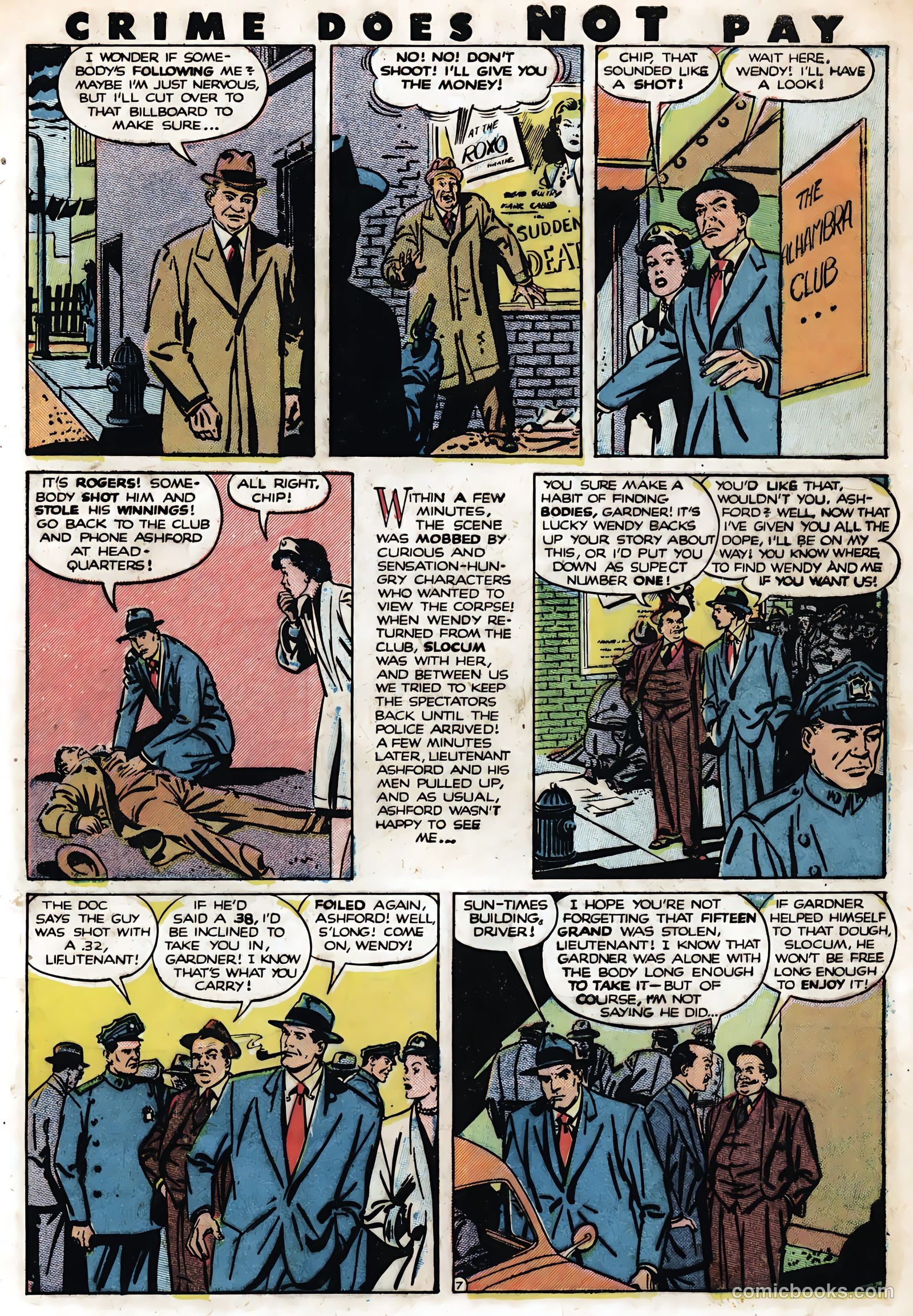 Crime Does Not Pay #90 (1950) — page 9