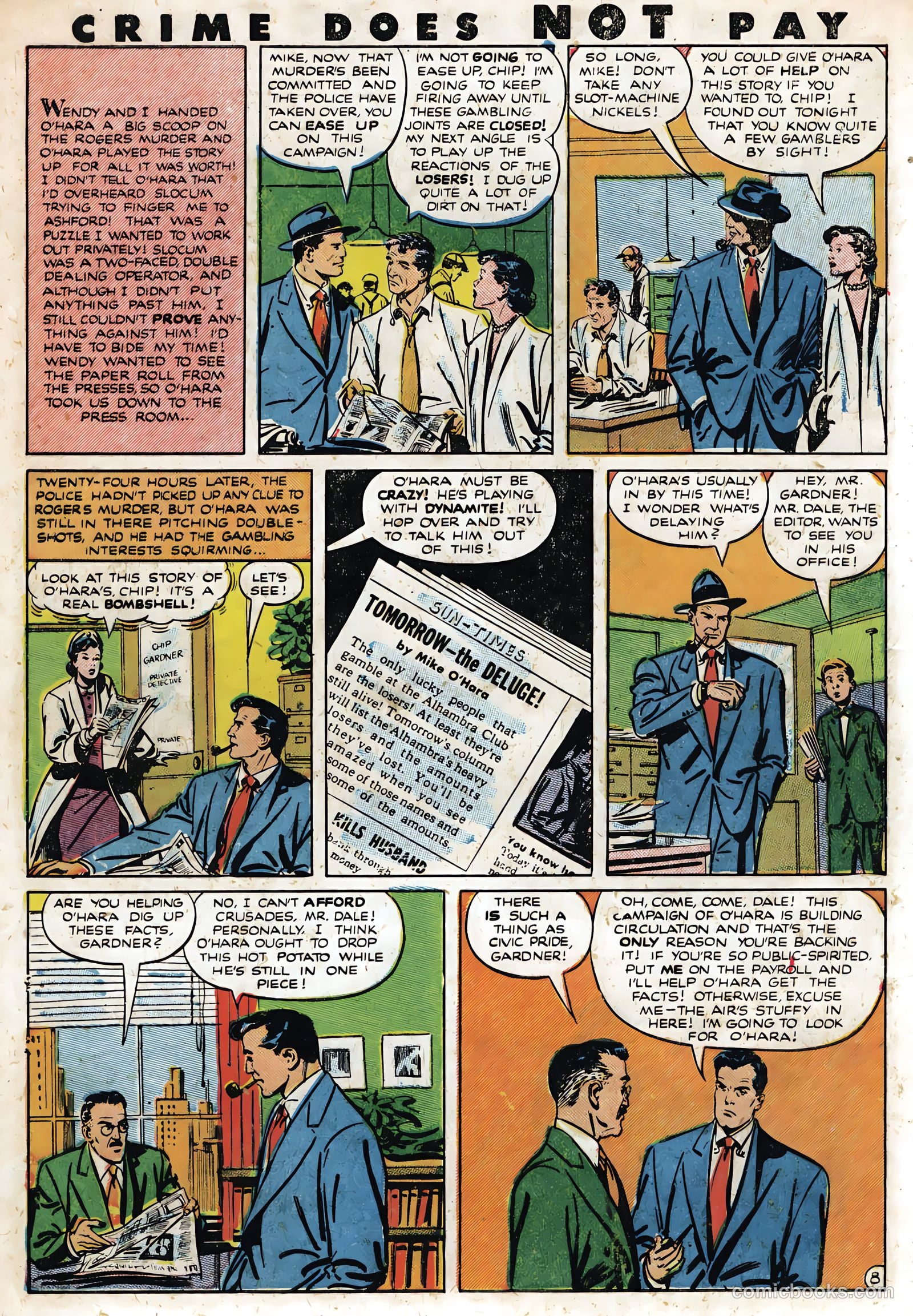 Crime Does Not Pay #90 (1950) — page 10