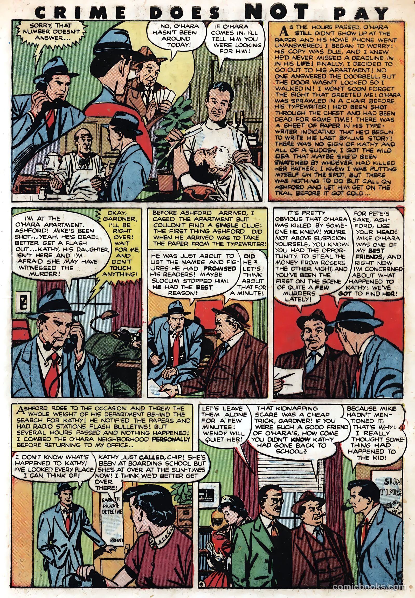 Crime Does Not Pay #90 (1950) — page 11