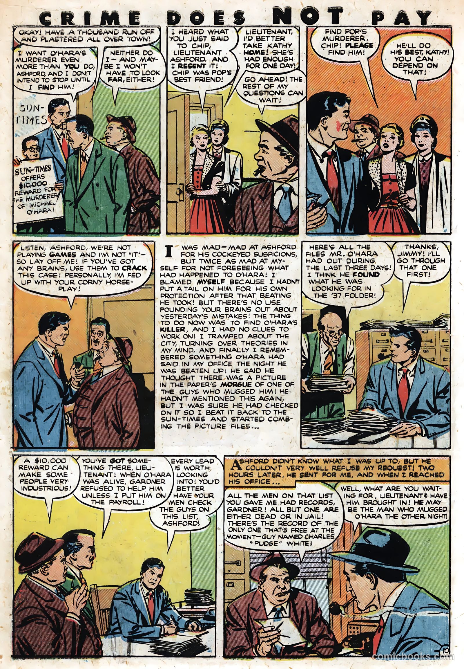 Crime Does Not Pay #90 (1950) — page 12