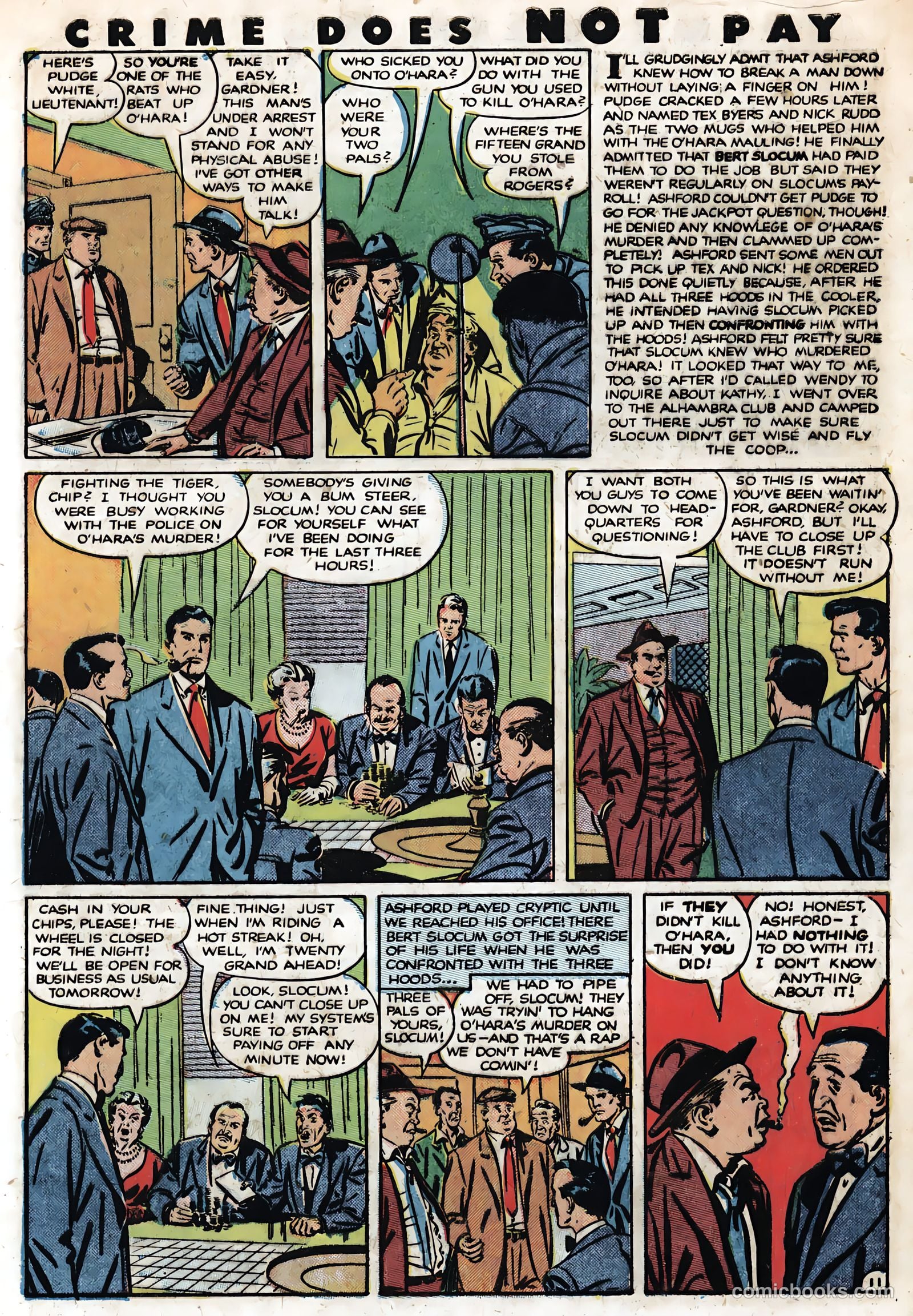 Crime Does Not Pay #90 (1950) — page 13