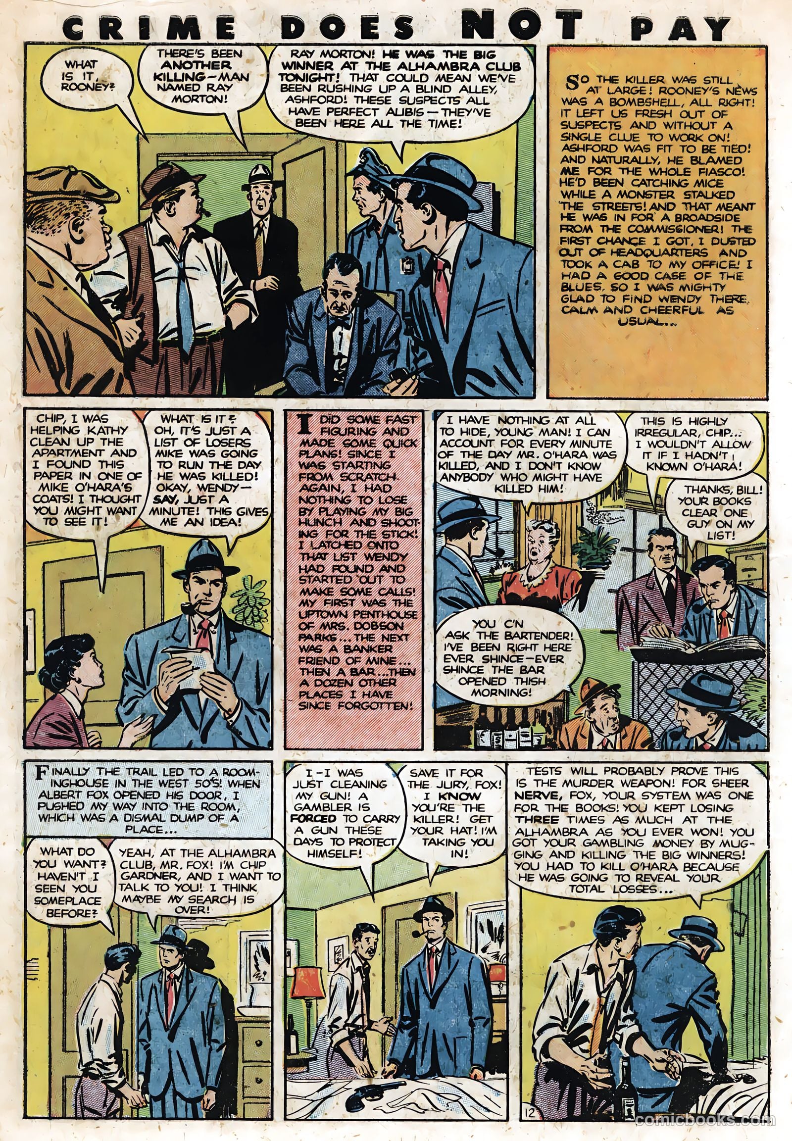 Crime Does Not Pay #90 (1950) — page 14