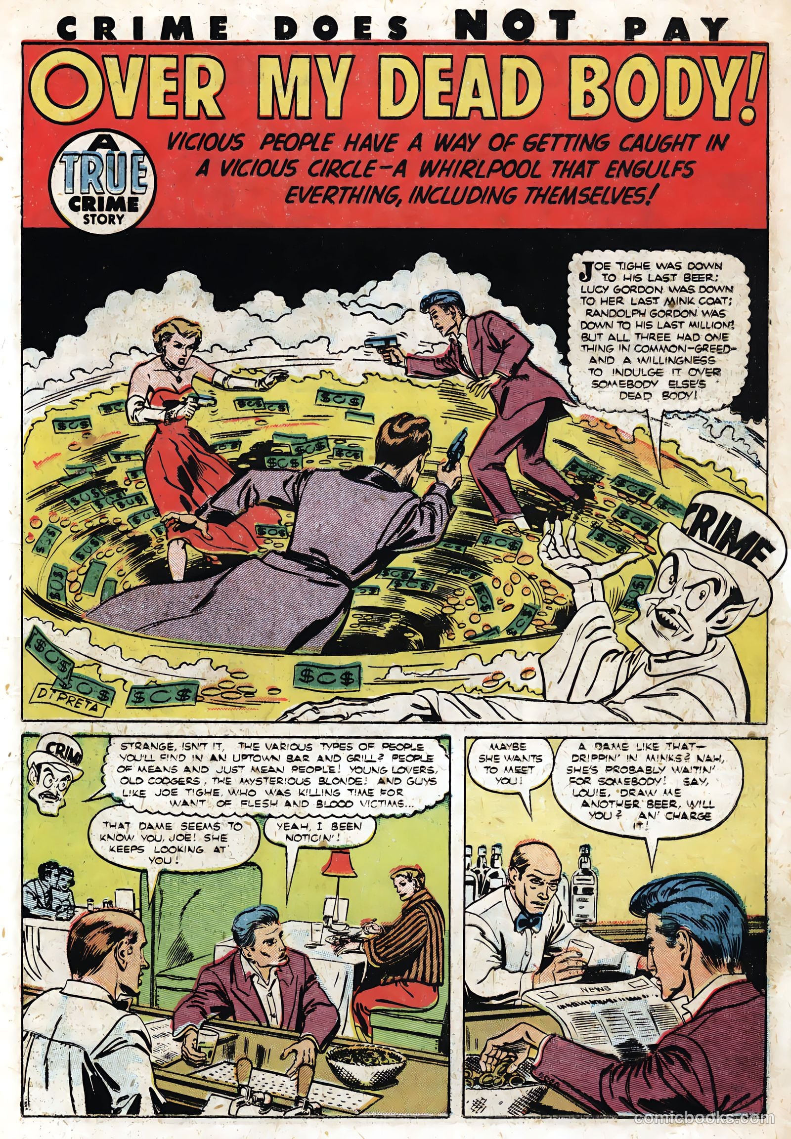 Crime Does Not Pay #90 (1950) — page 17