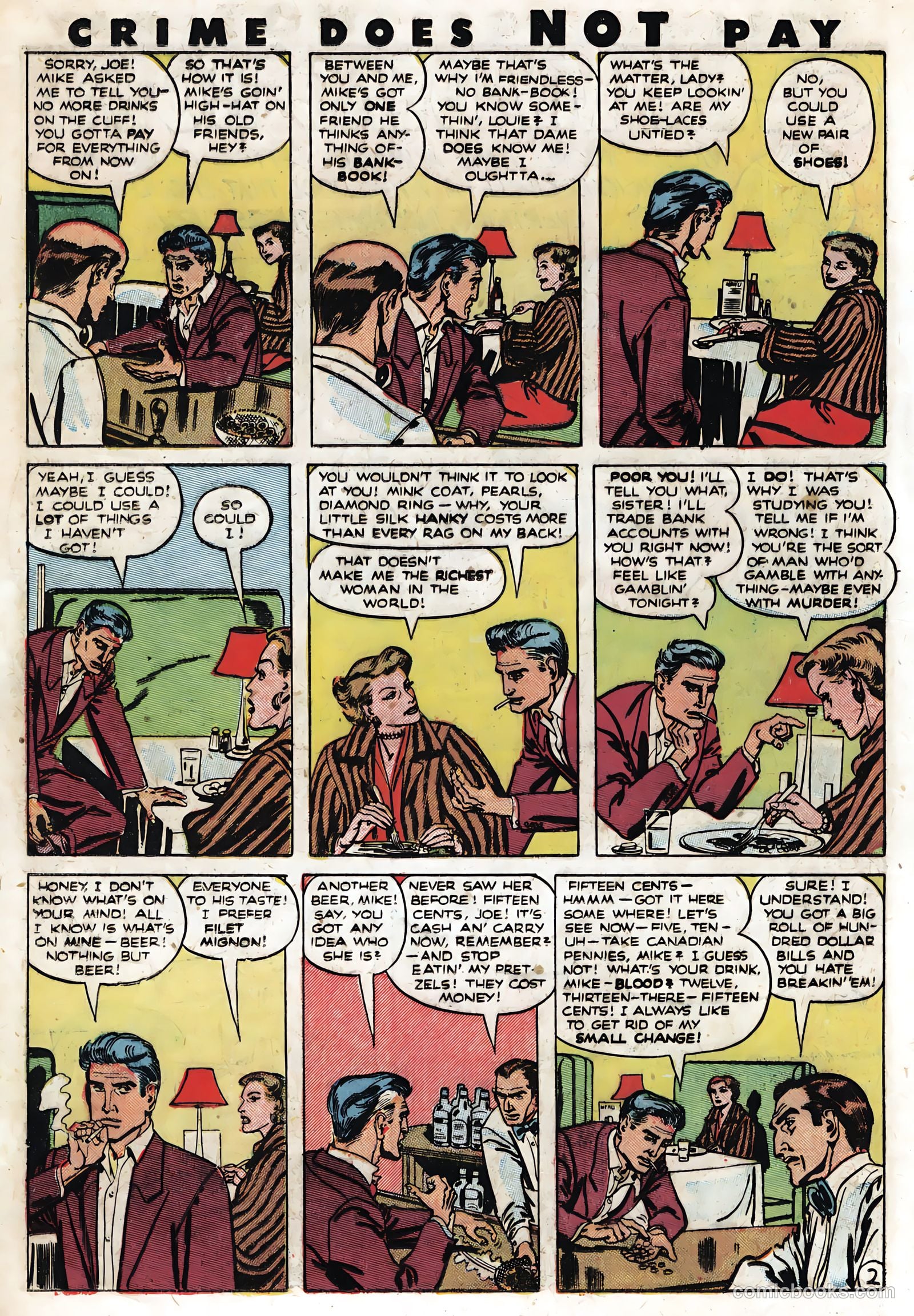 Crime Does Not Pay #90 (1950) — page 18