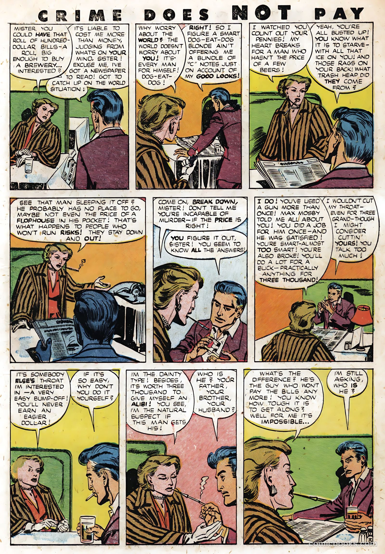 Crime Does Not Pay #90 (1950) — page 19