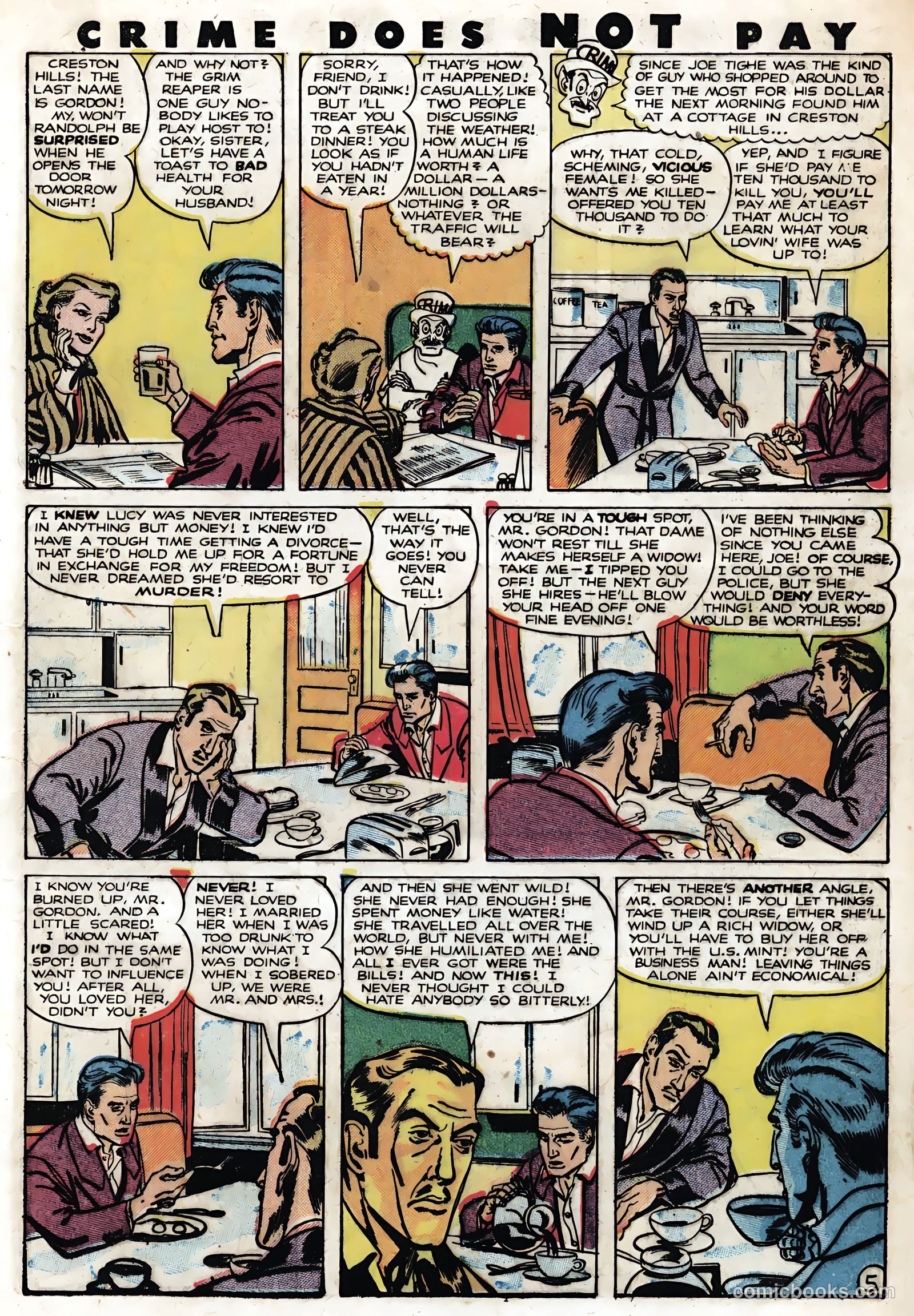 Crime Does Not Pay #90 (1950) — page 21