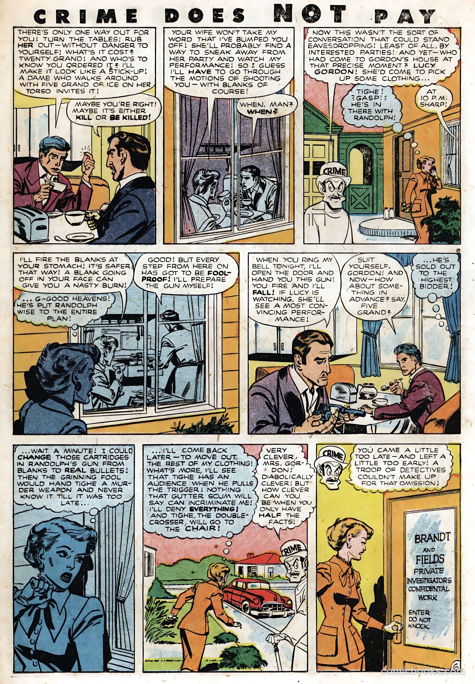 Crime Does Not Pay #90 (1950) — page 22