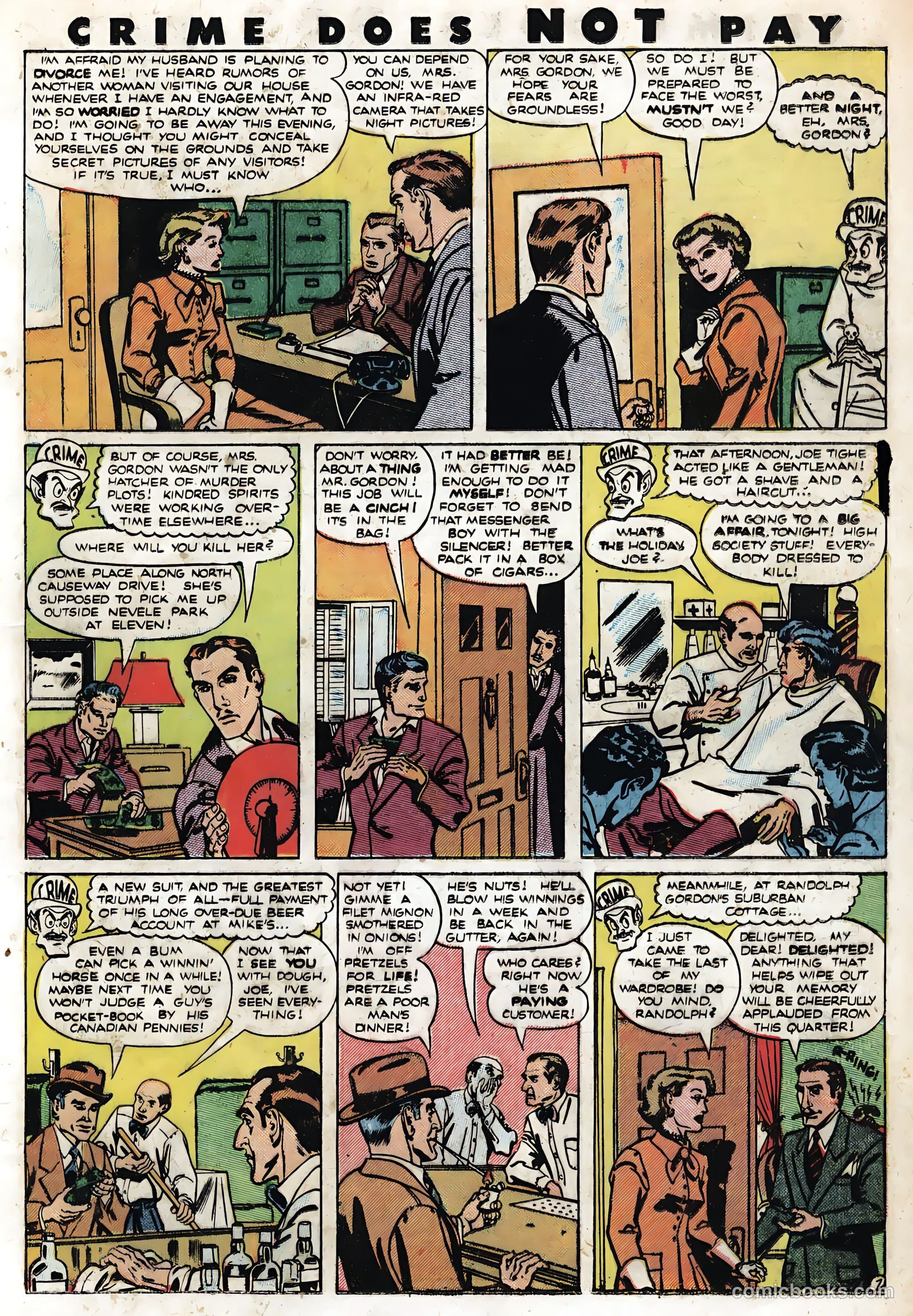 Crime Does Not Pay #90 (1950) — page 23
