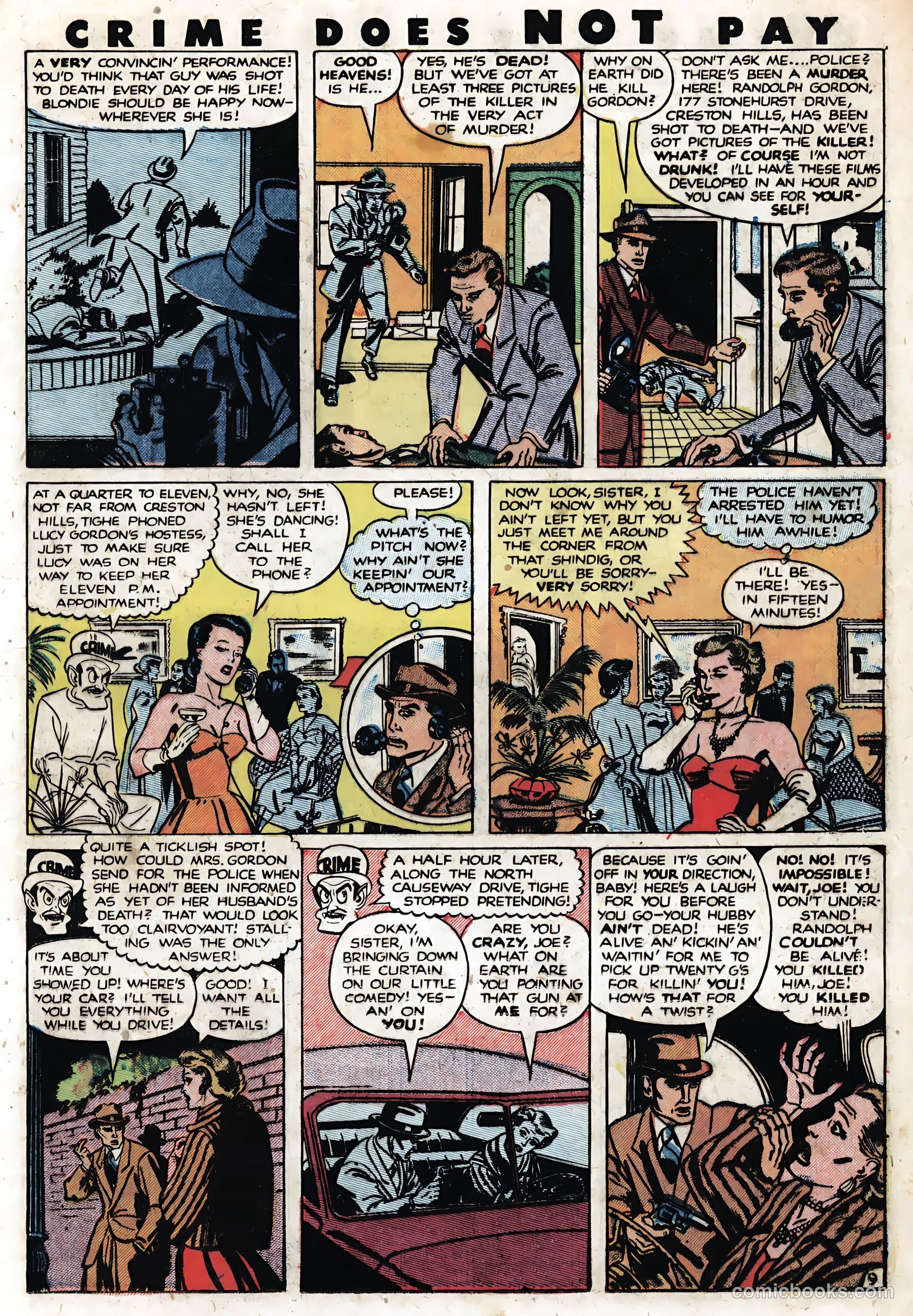 Crime Does Not Pay #90 (1950) — page 25