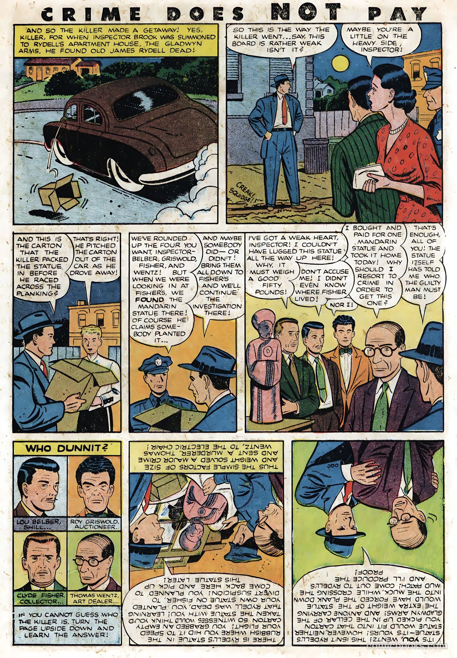 Crime Does Not Pay #90 (1950) — page 34