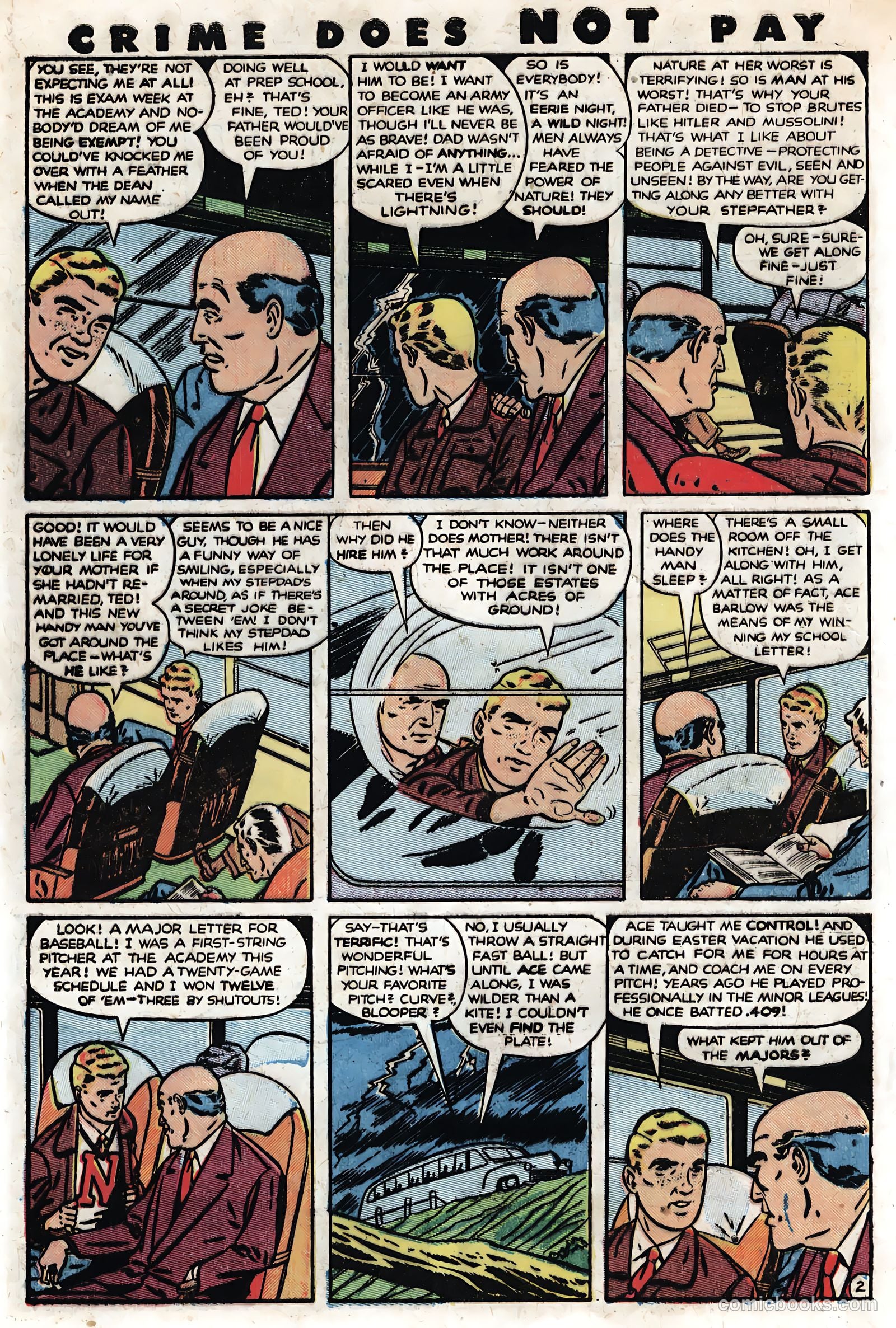 Crime Does Not Pay #90 (1950) — page 40