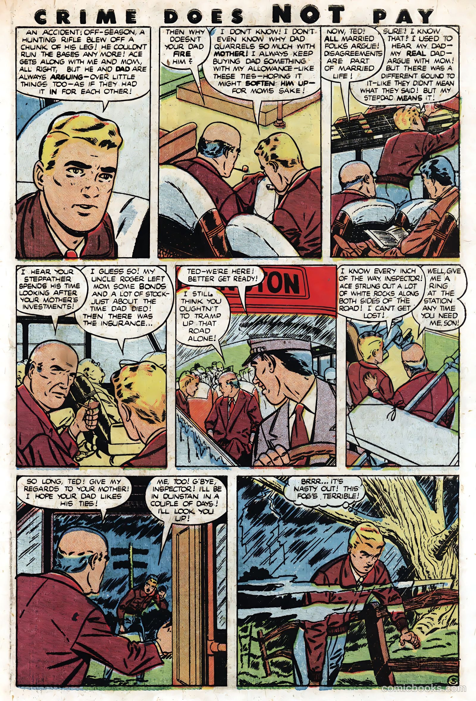 Crime Does Not Pay #90 (1950) — page 41