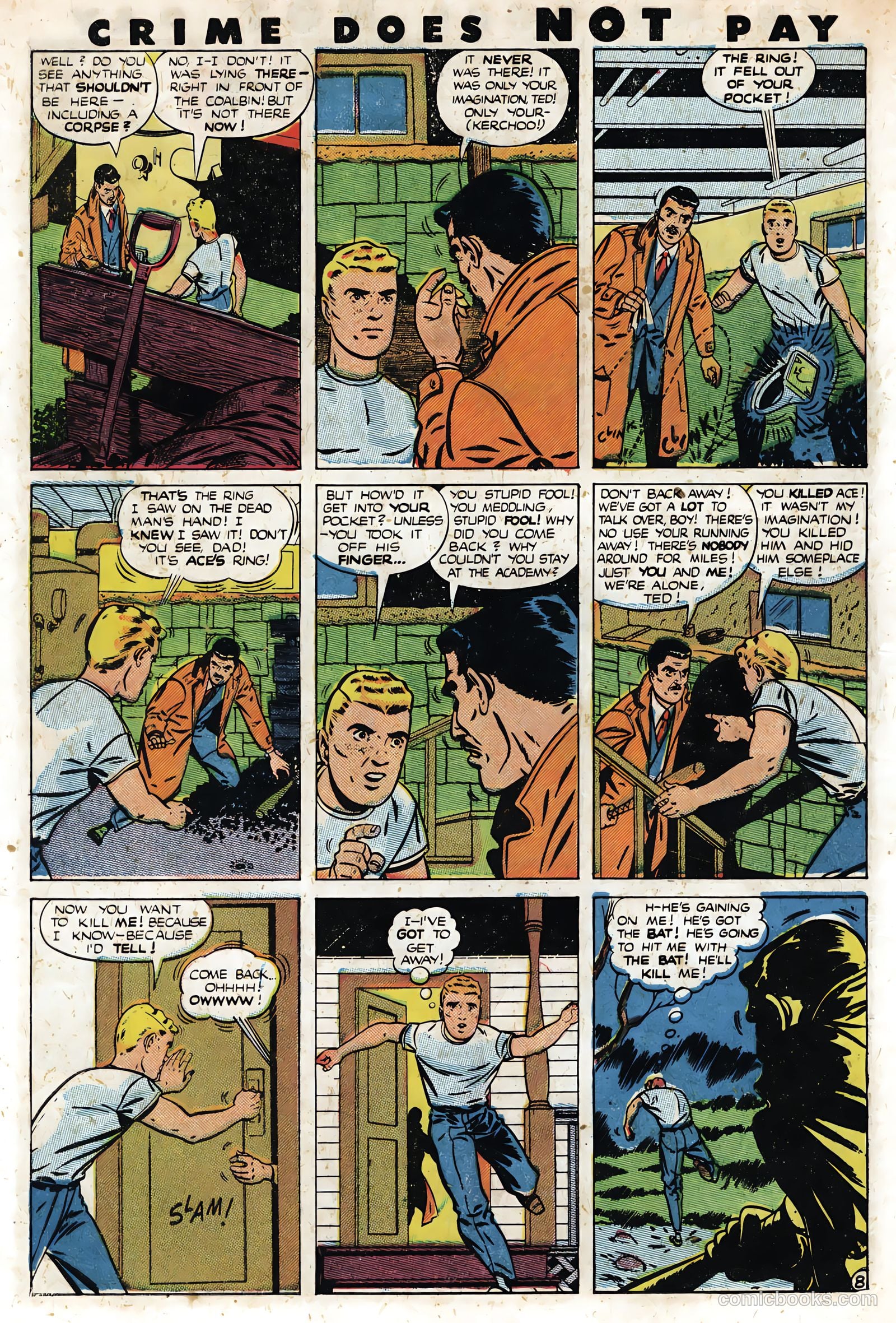 Crime Does Not Pay #90 (1950) — page 46