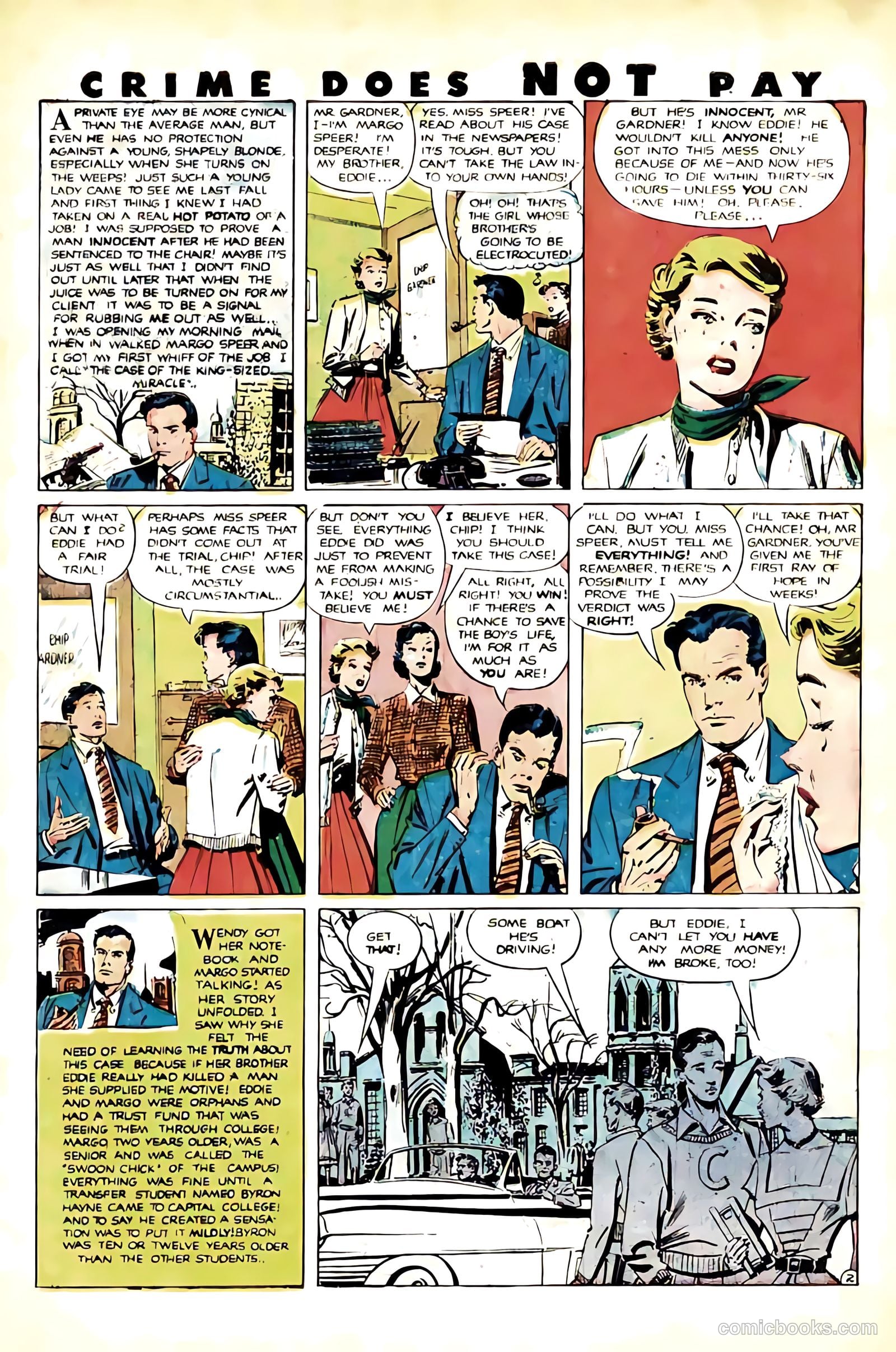 Crime Does Not Pay #91 (1950) — page 4