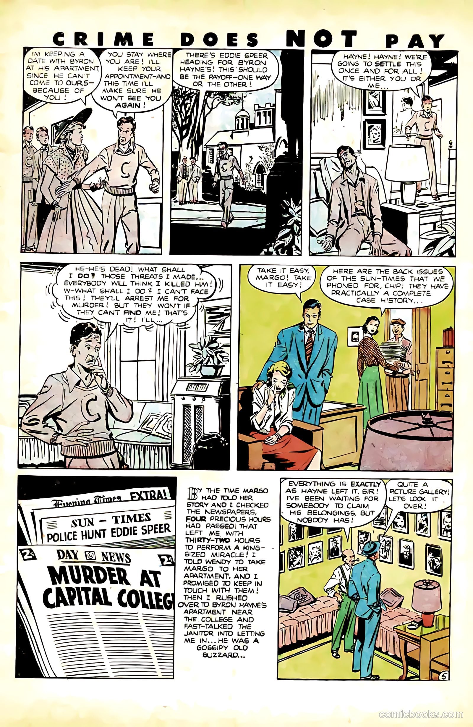 Crime Does Not Pay #91 (1950) — page 7