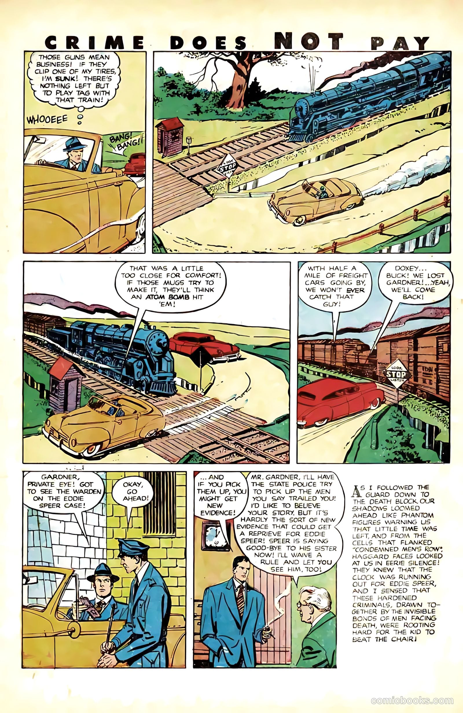 Crime Does Not Pay #91 (1950) — page 10